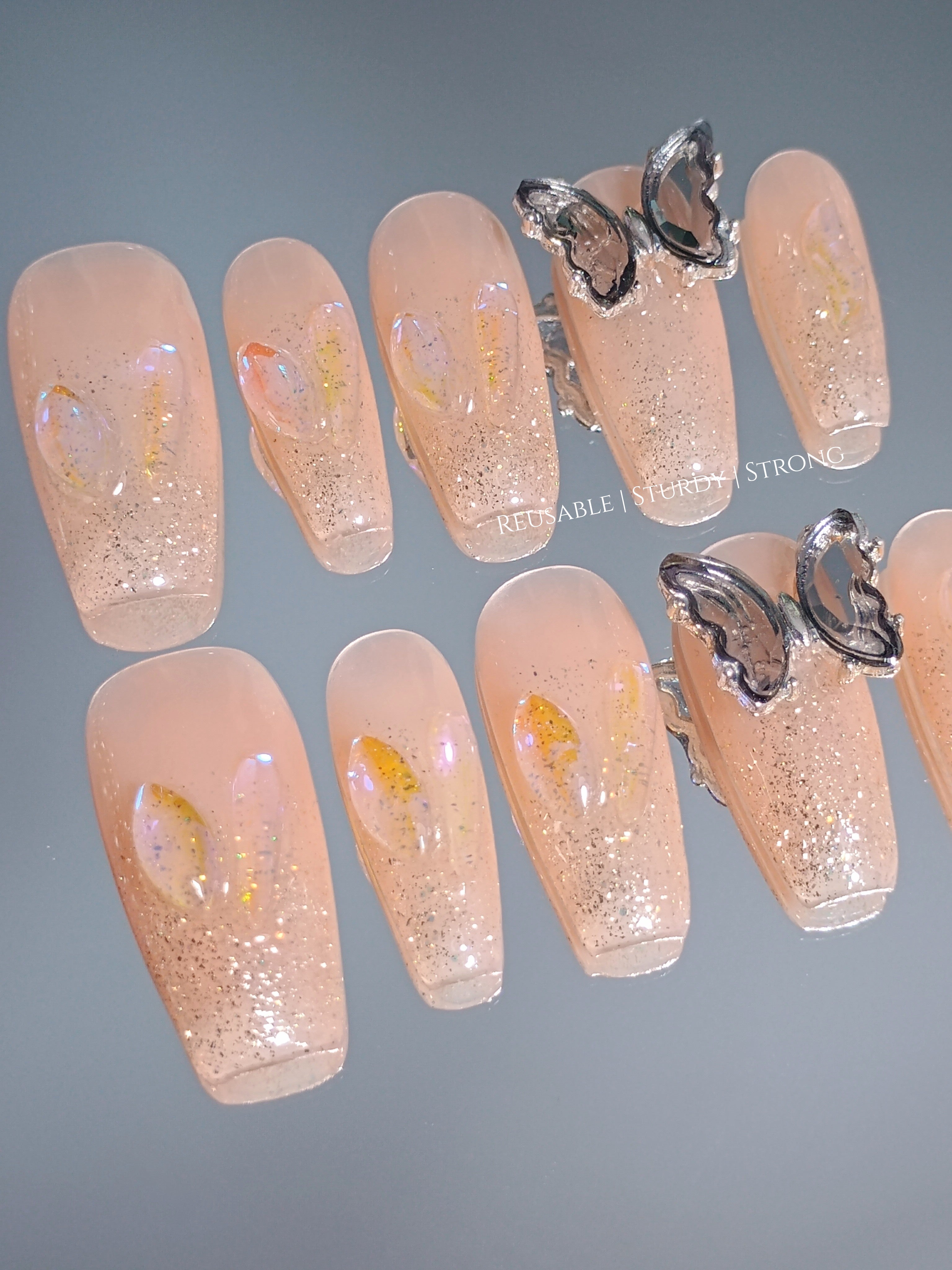 Aurora Glittery Gem Crystal