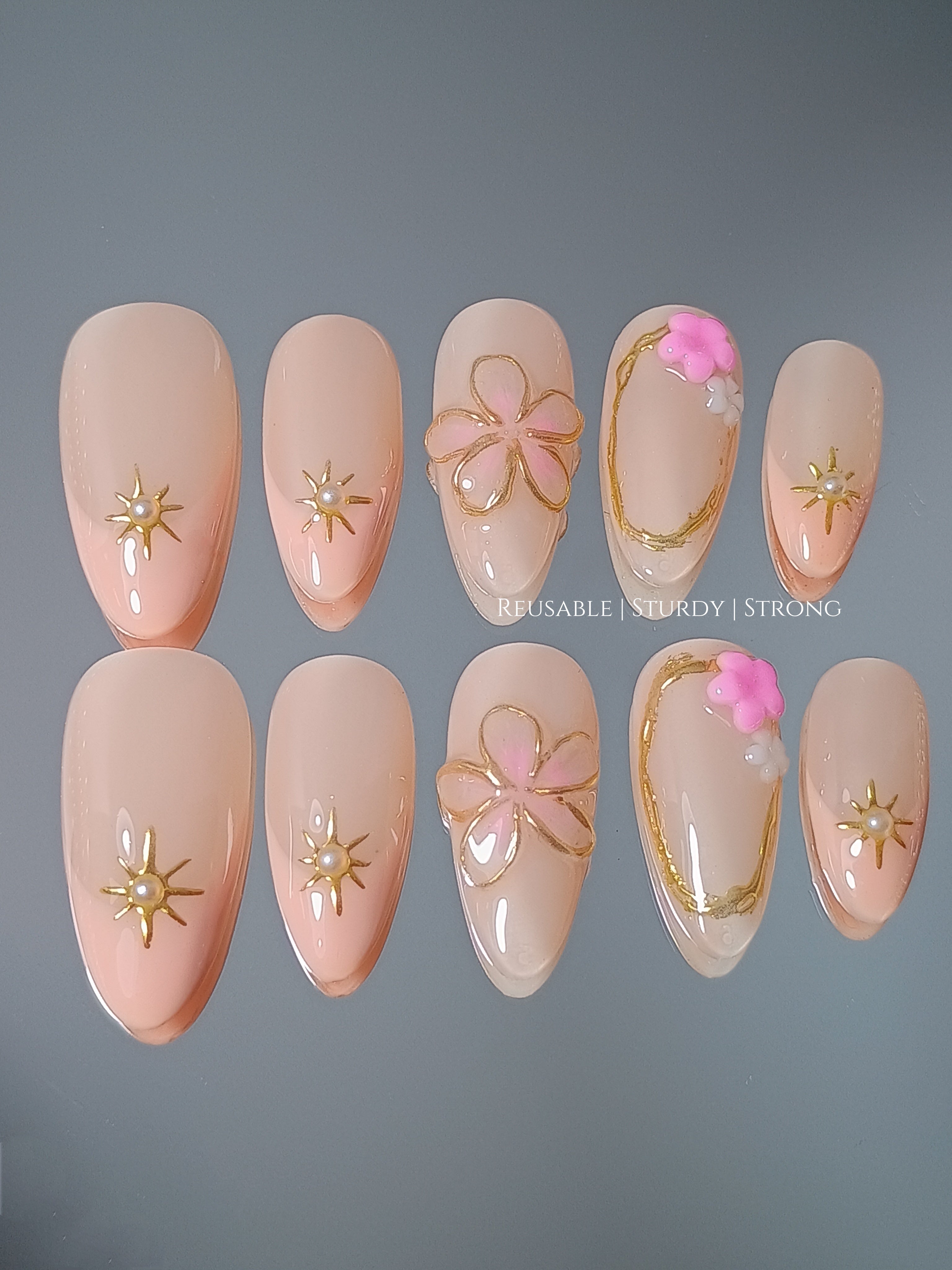 Peach Glow Celestial Flower