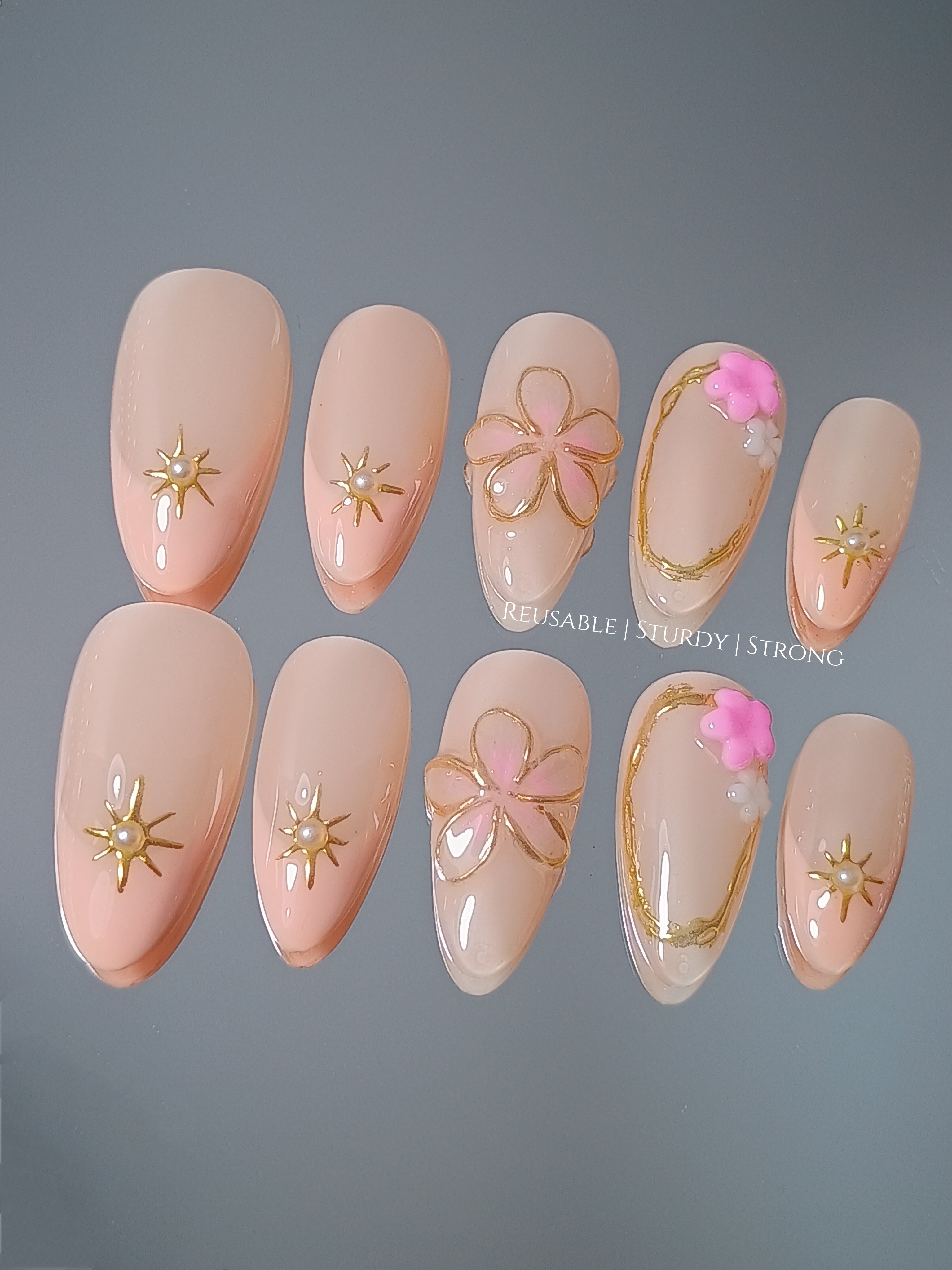 Peach Glow Celestial Flower