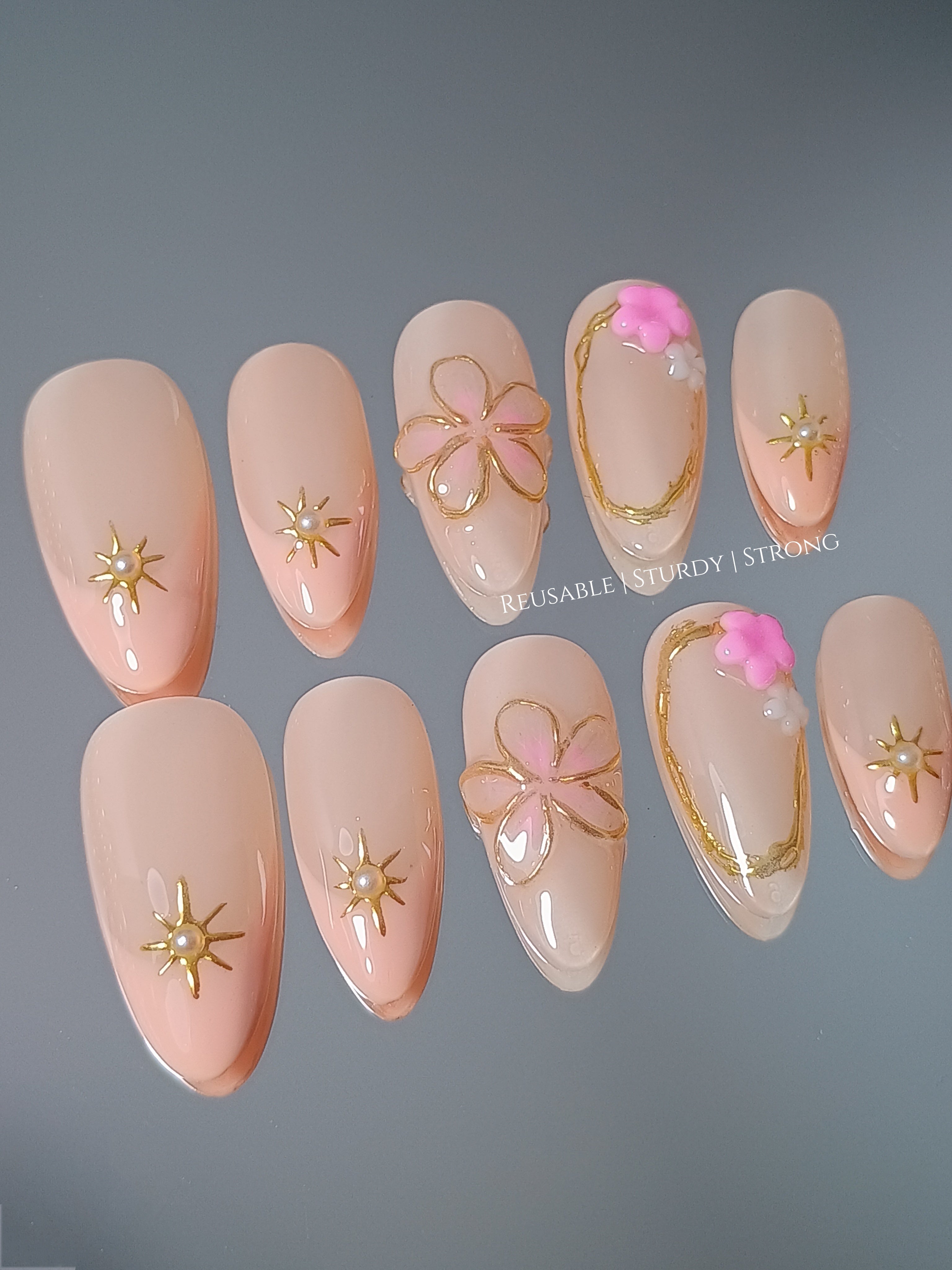 Peach Glow Celestial Flower