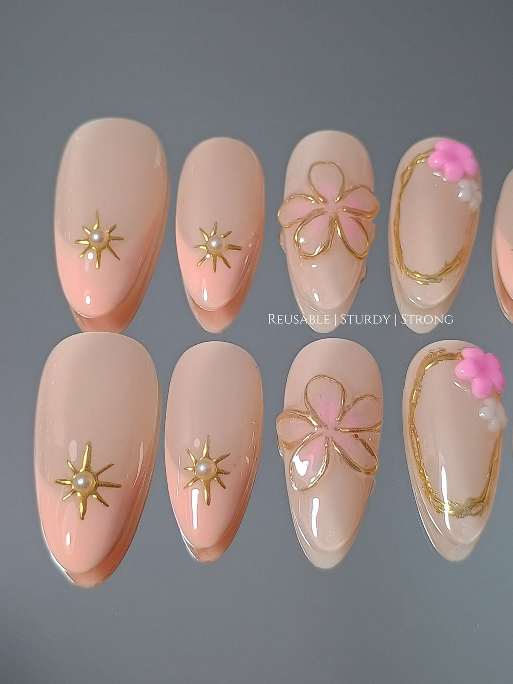 Peach Glow Celestial Flower