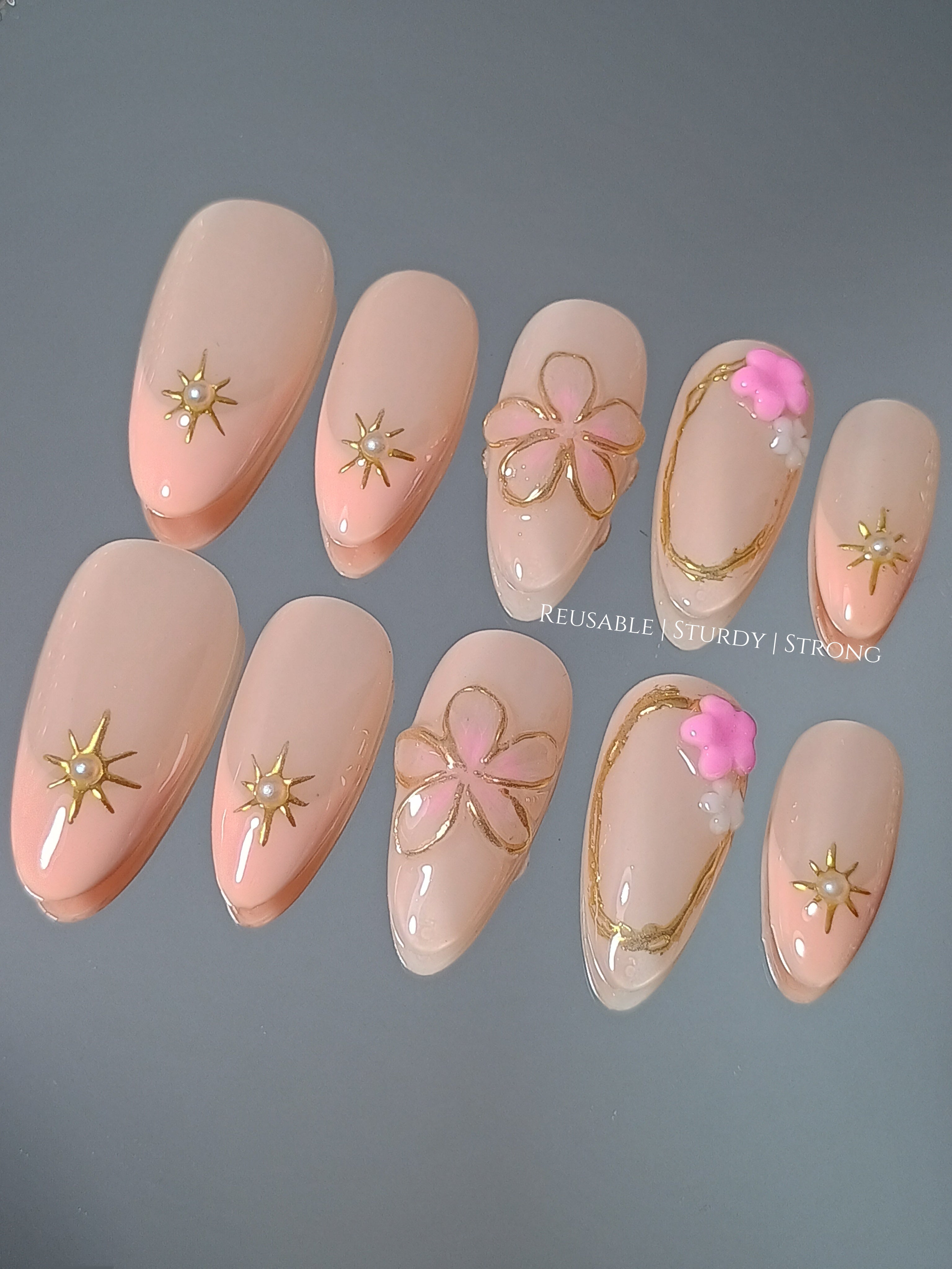 Peach Glow Celestial Flower