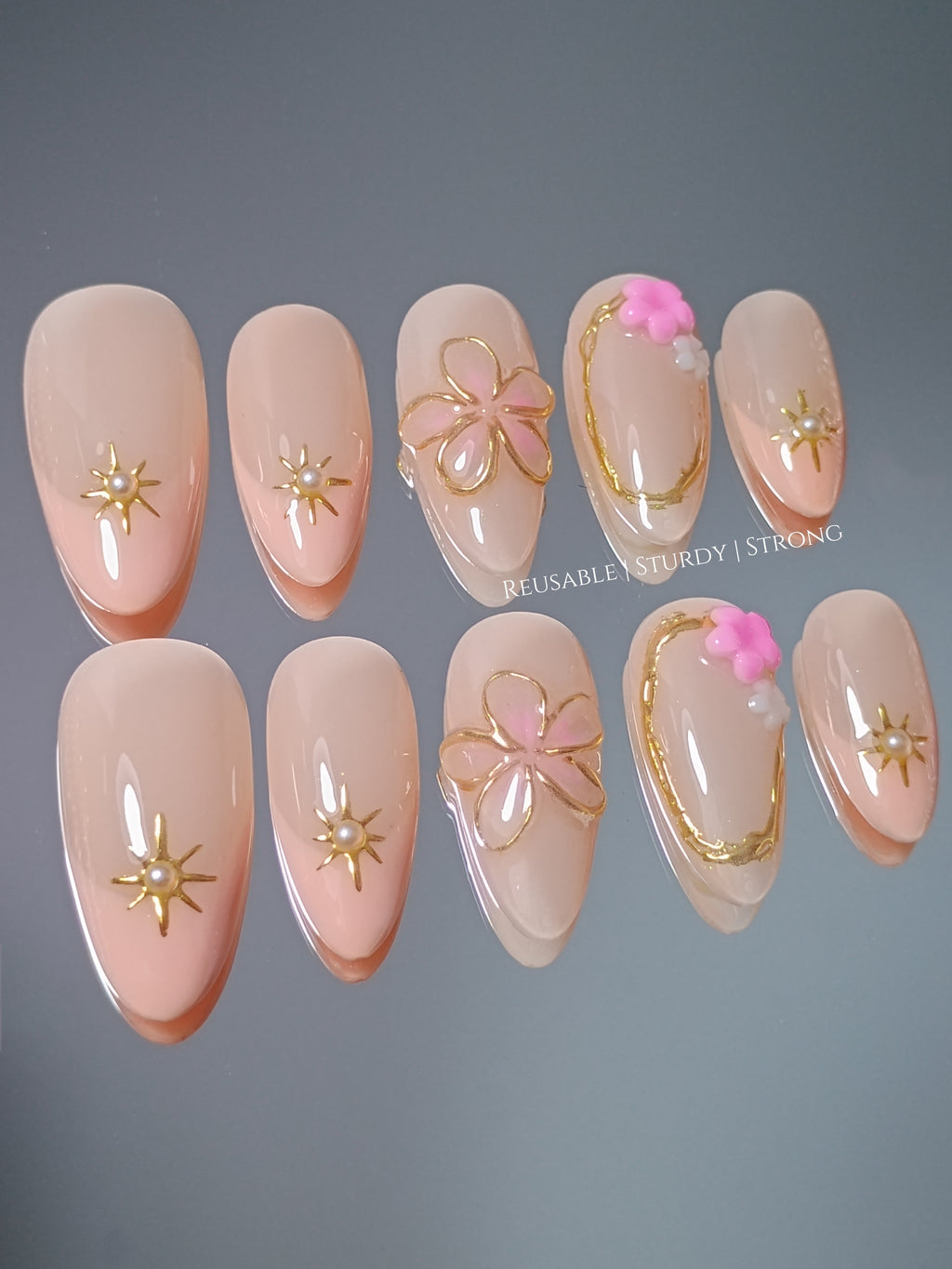 Peach Glow Celestial Flower