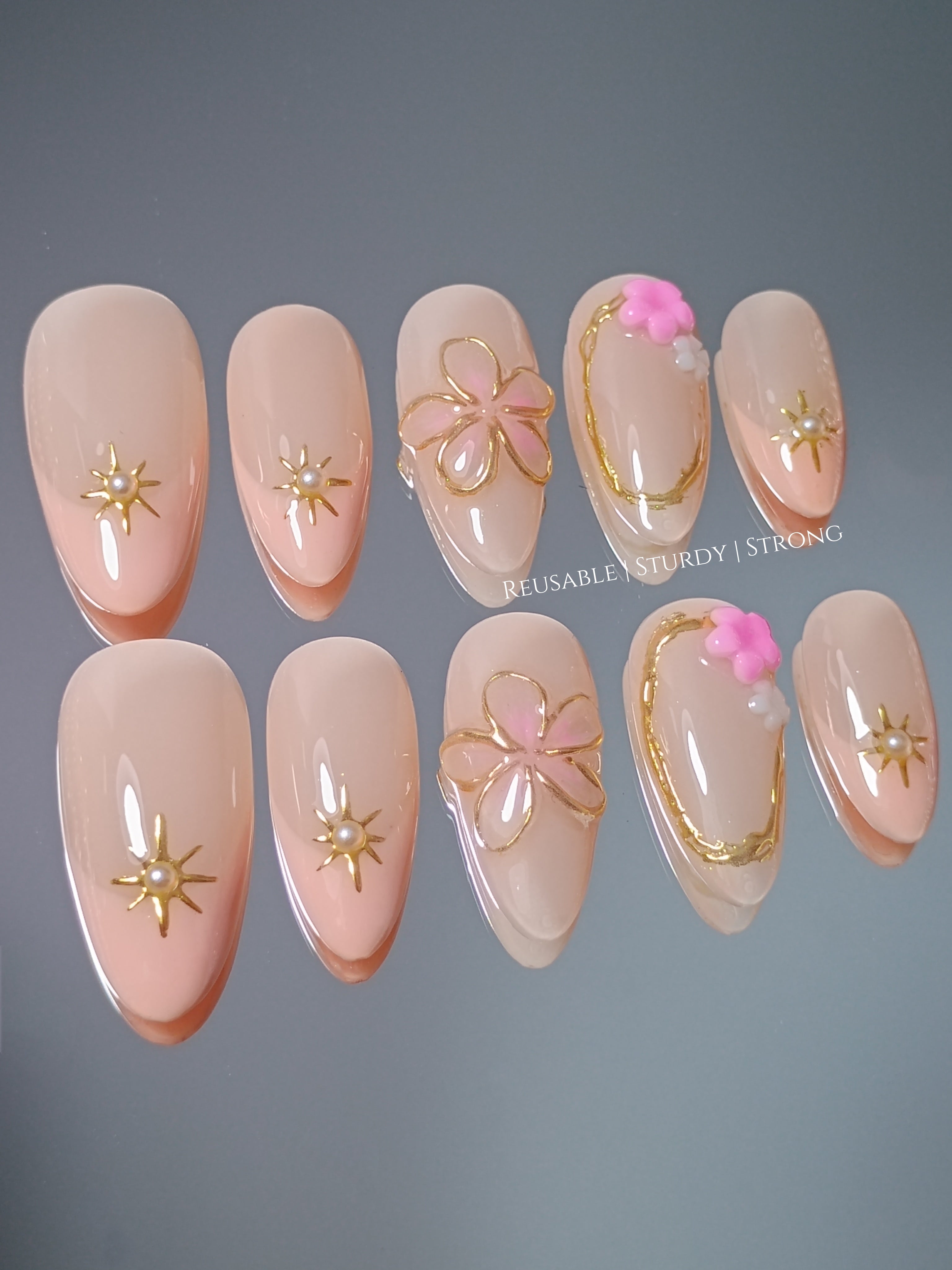 Peach Glow Celestial Flower