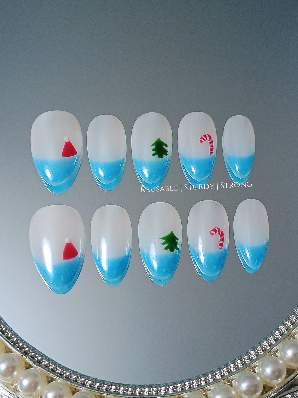 Icy Blue Christmas Frost