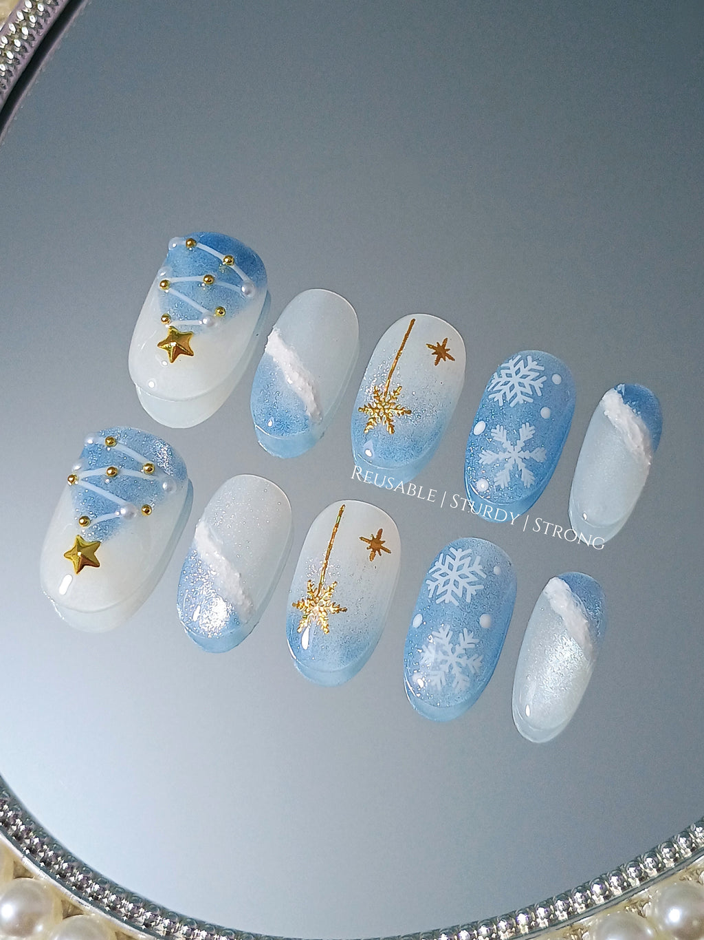 Blue Starlight Christmas Glow