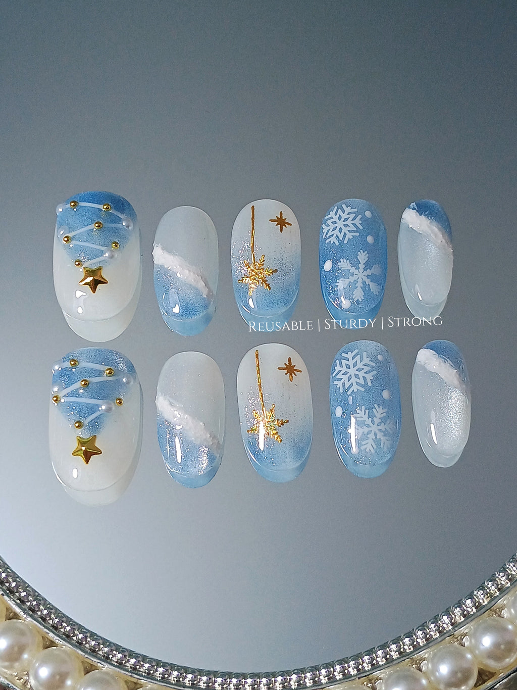 Blue Starlight Christmas Glow