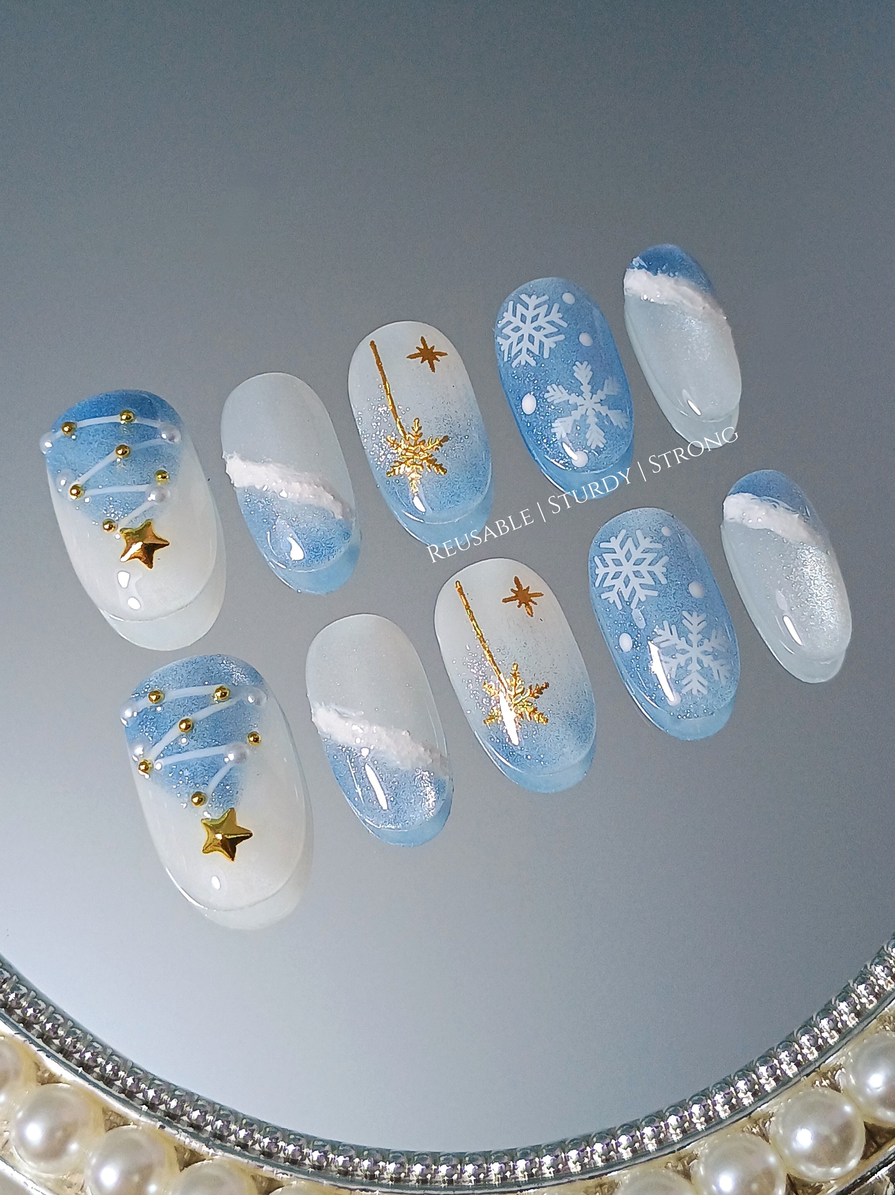 Blue Starlight Christmas Glow