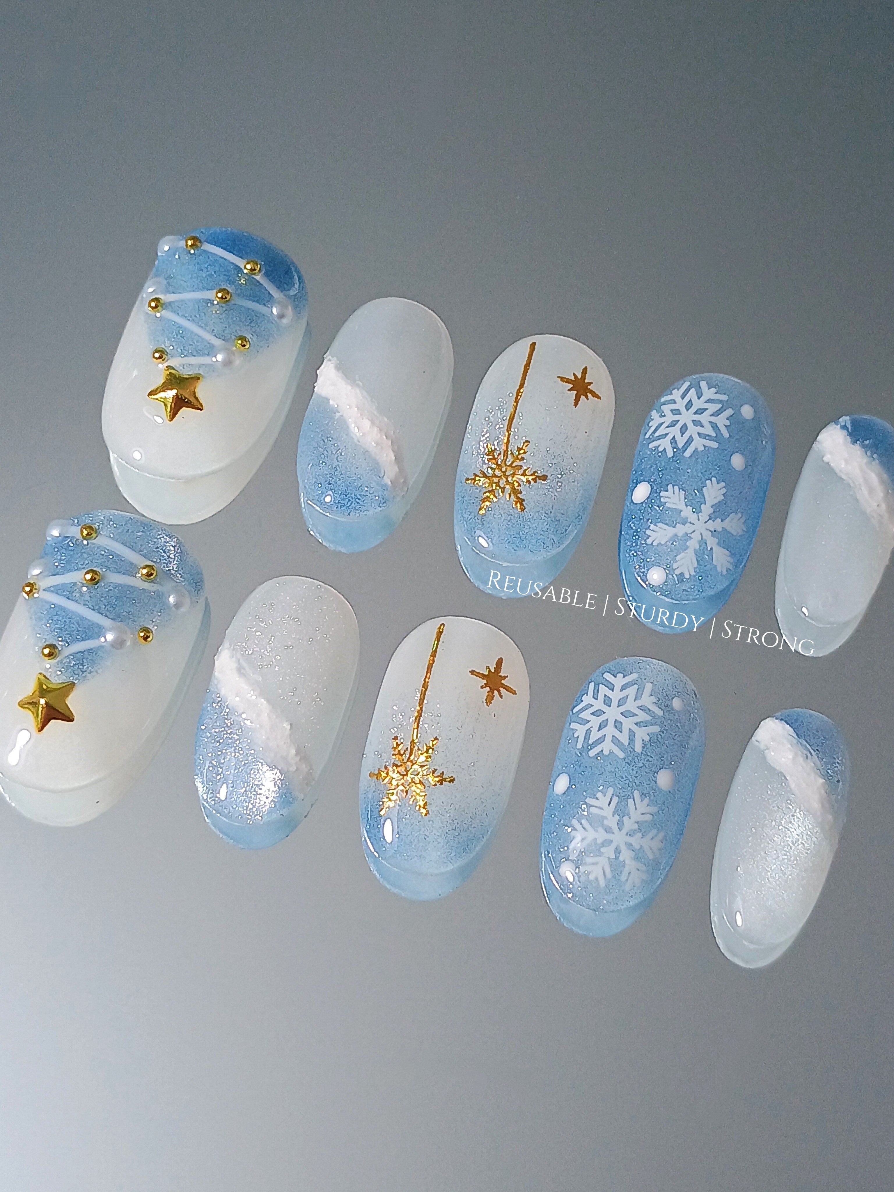 Blue Starlight Christmas Glow