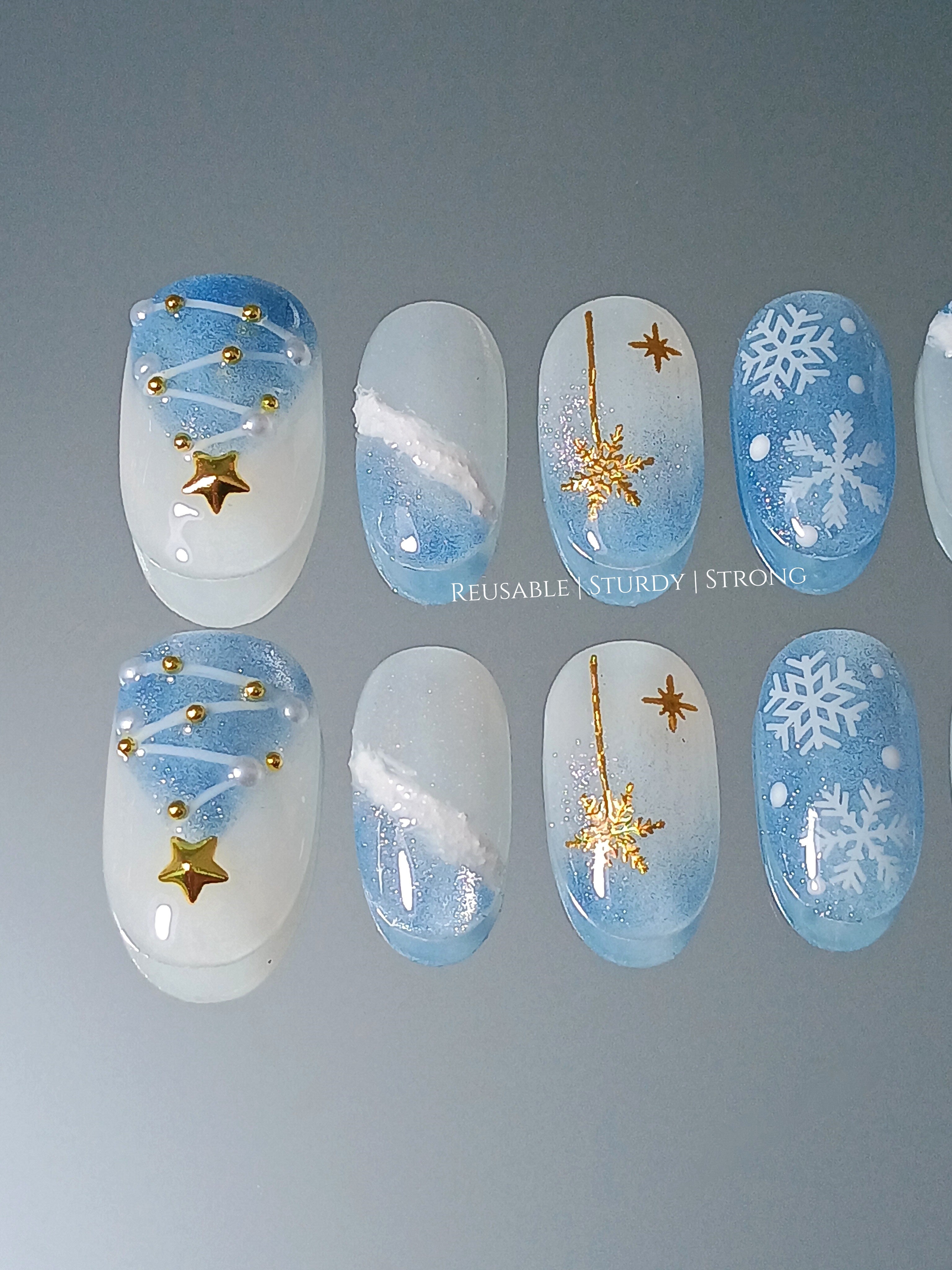 Blue Starlight Christmas Glow