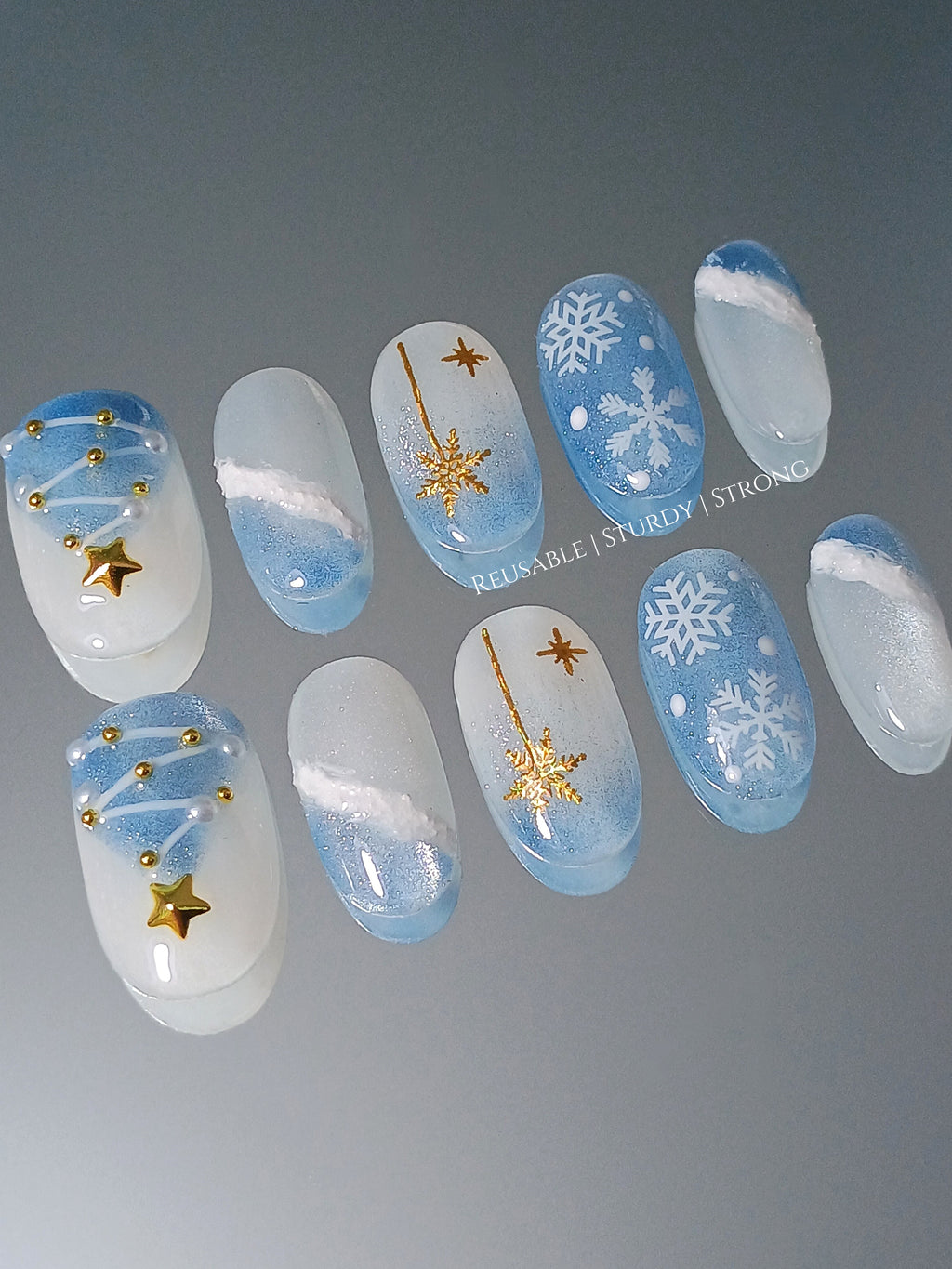 Blue Starlight Christmas Glow