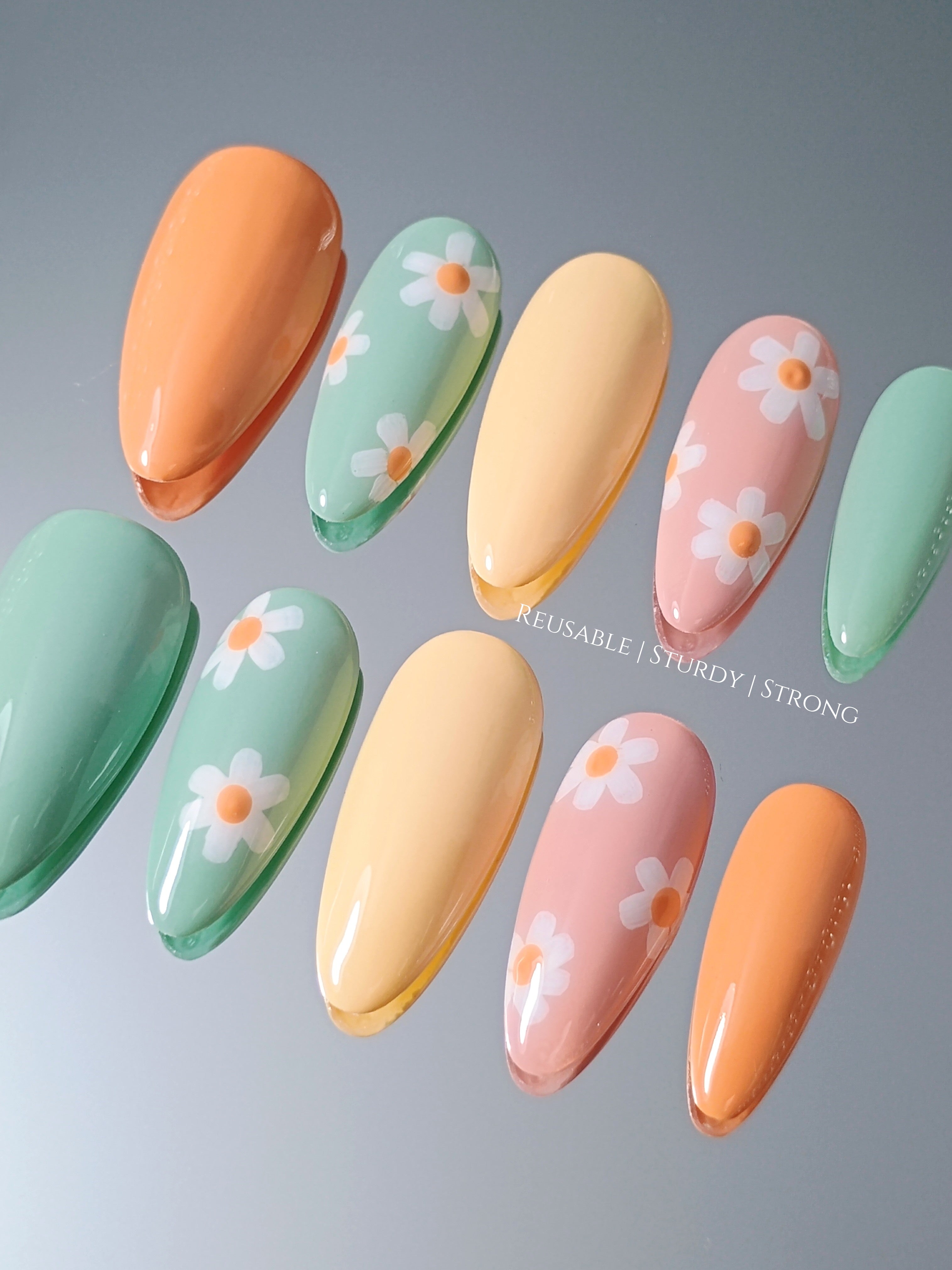 Pastel candy flowers