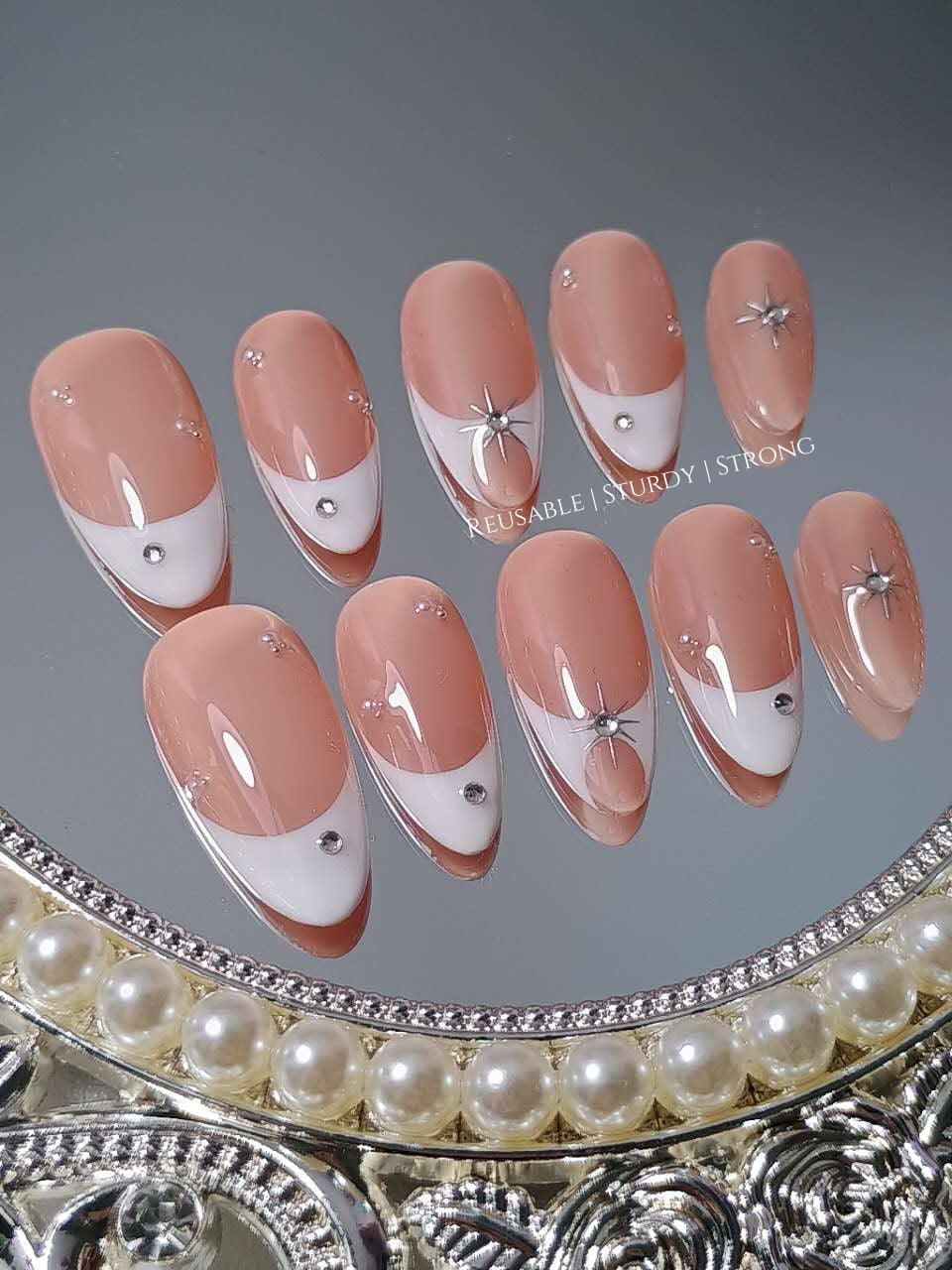 Cosmic Celestial French Tips