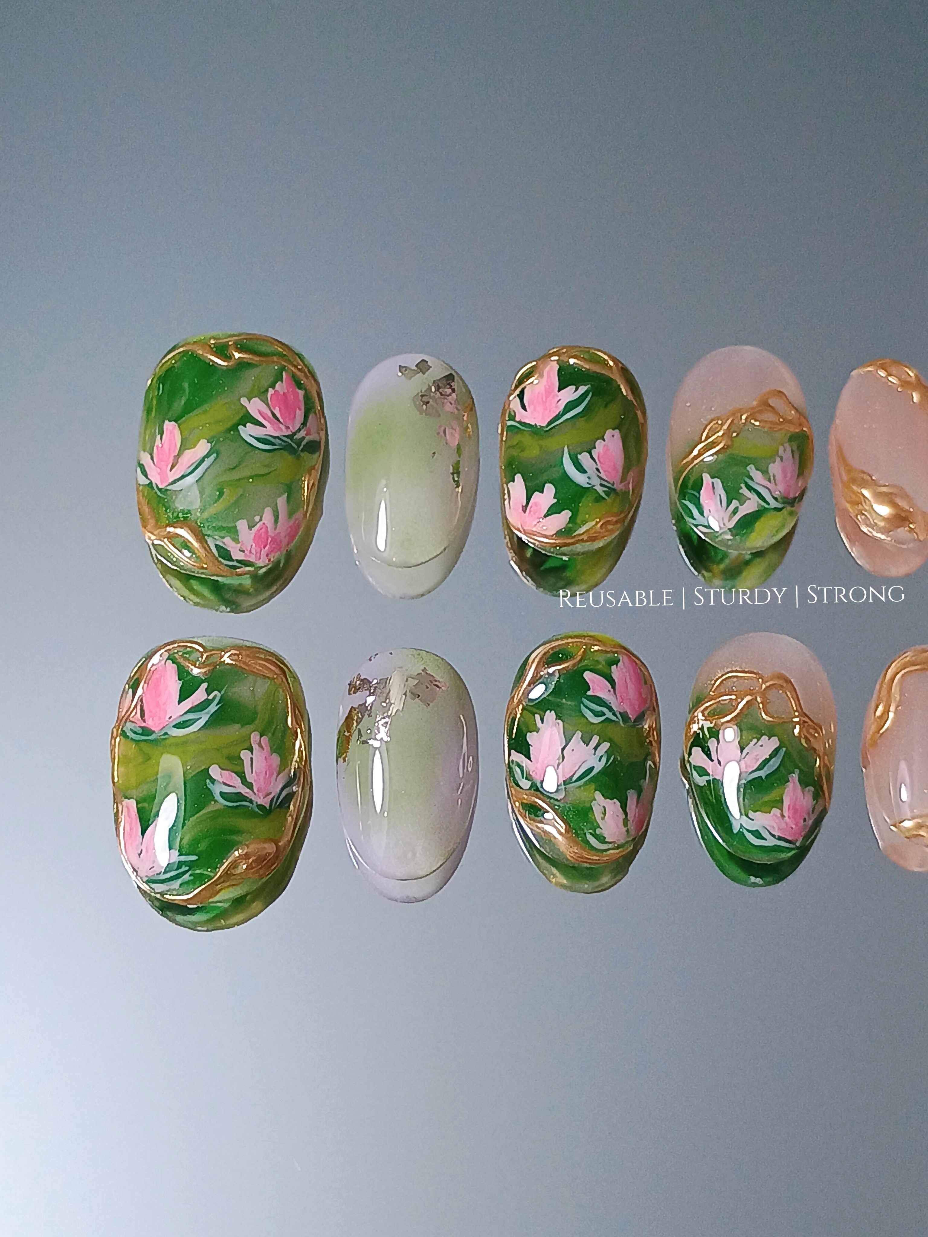 Aqua Water Lily Inspired