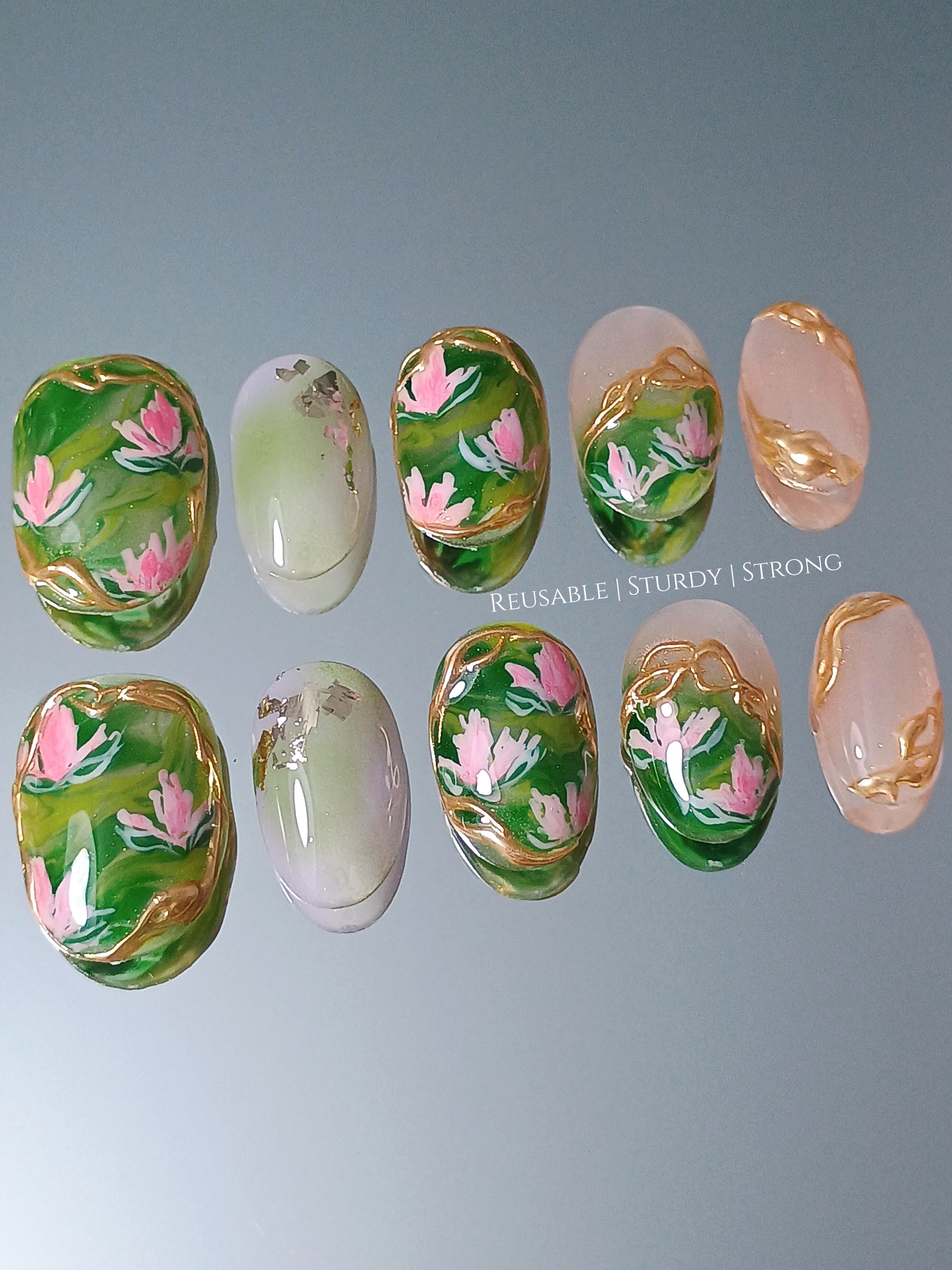 Aqua Water Lily Inspired