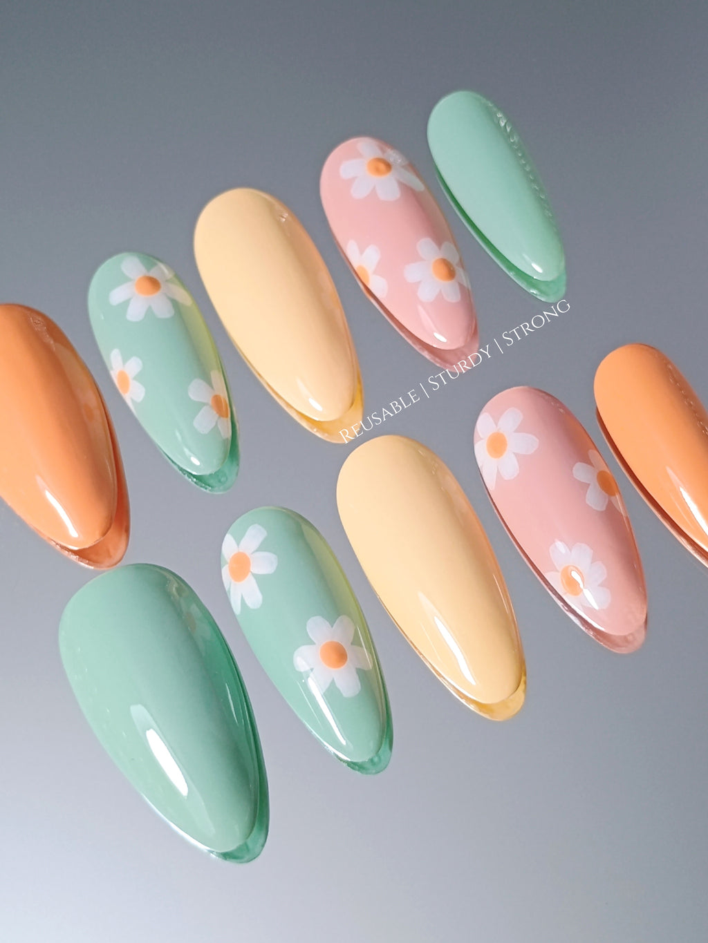 Pastel candy flowers
