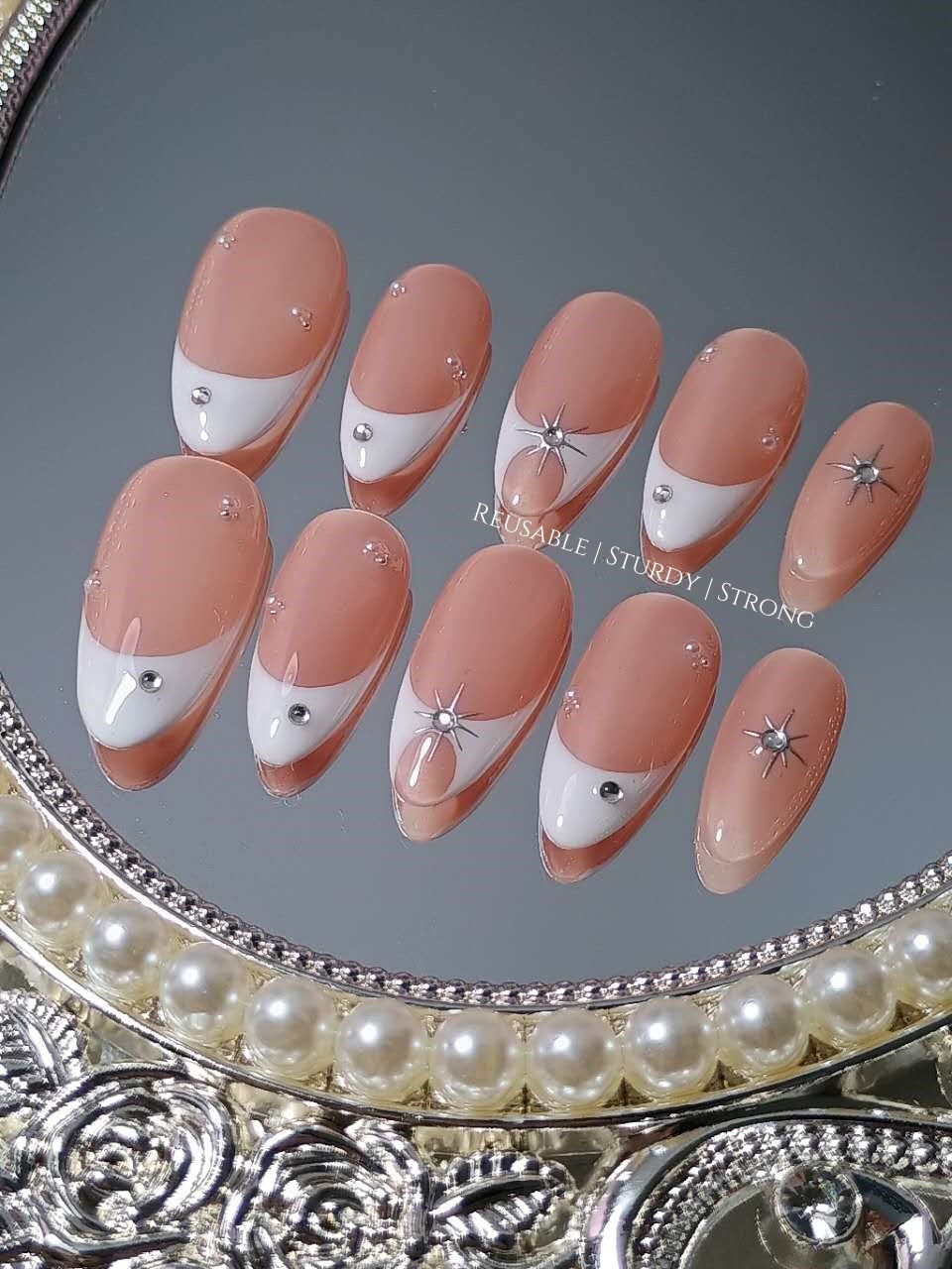 Cosmic Celestial French Tips