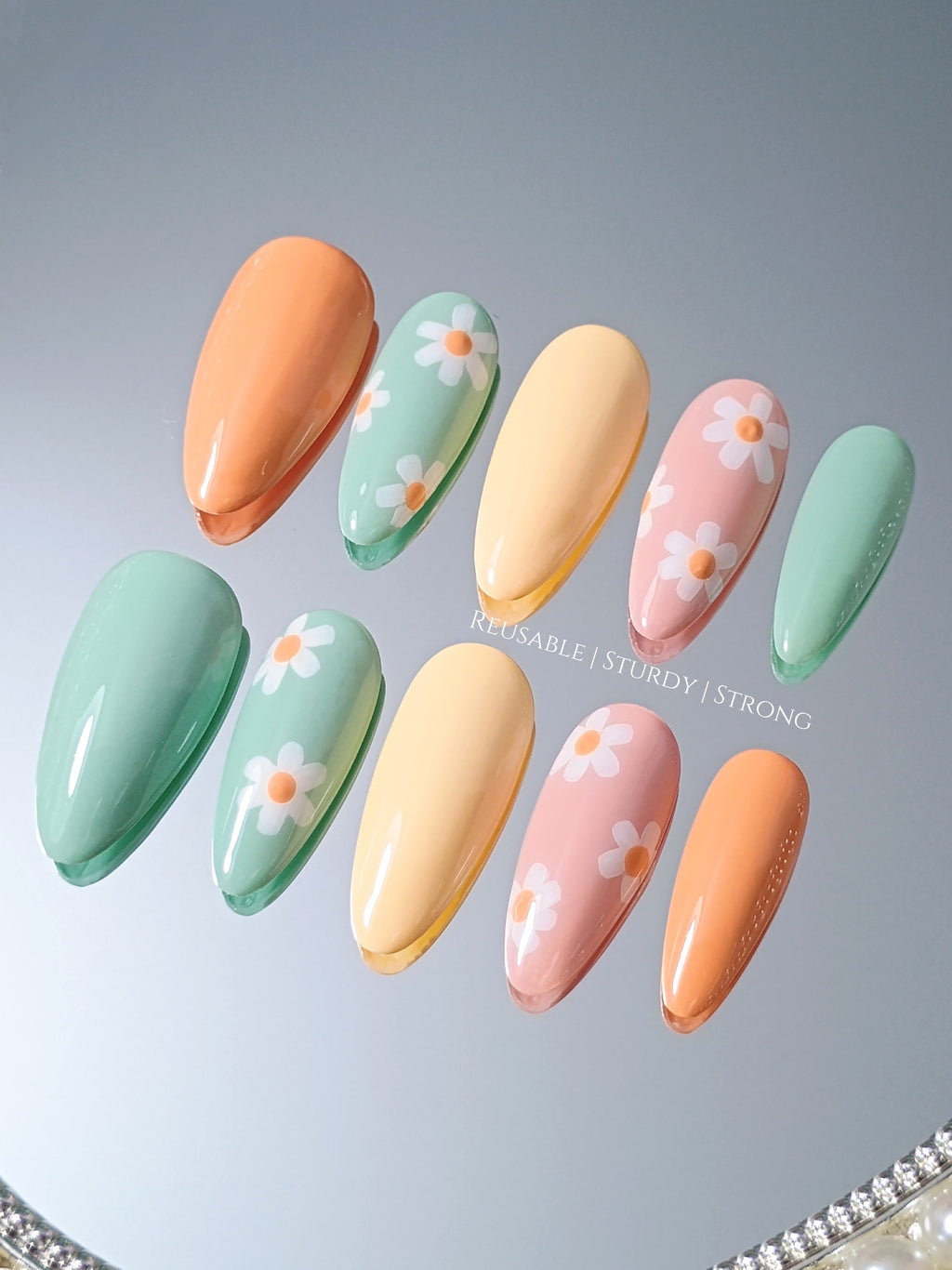 Pastel candy flowers