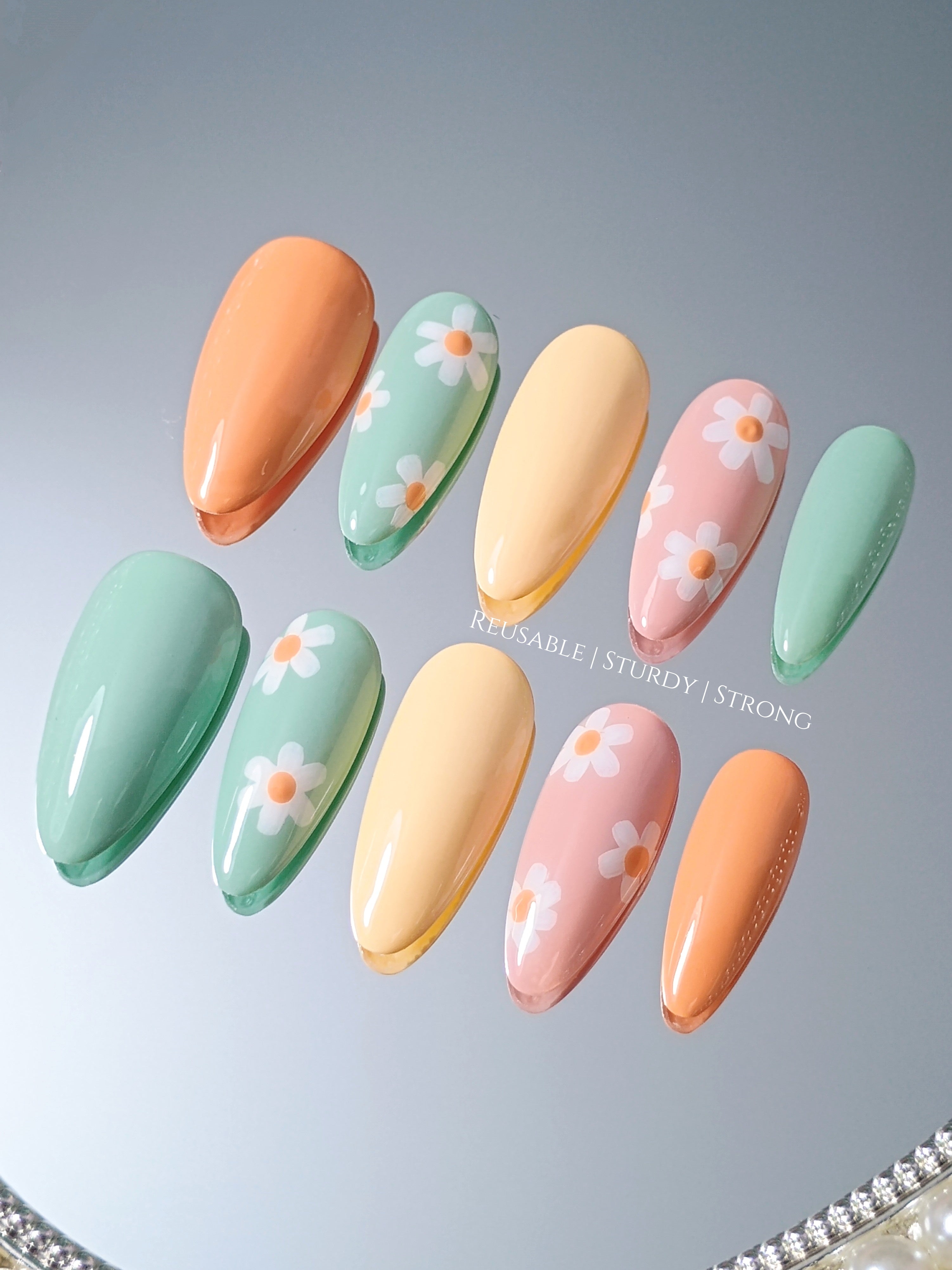 Pastel candy flowers