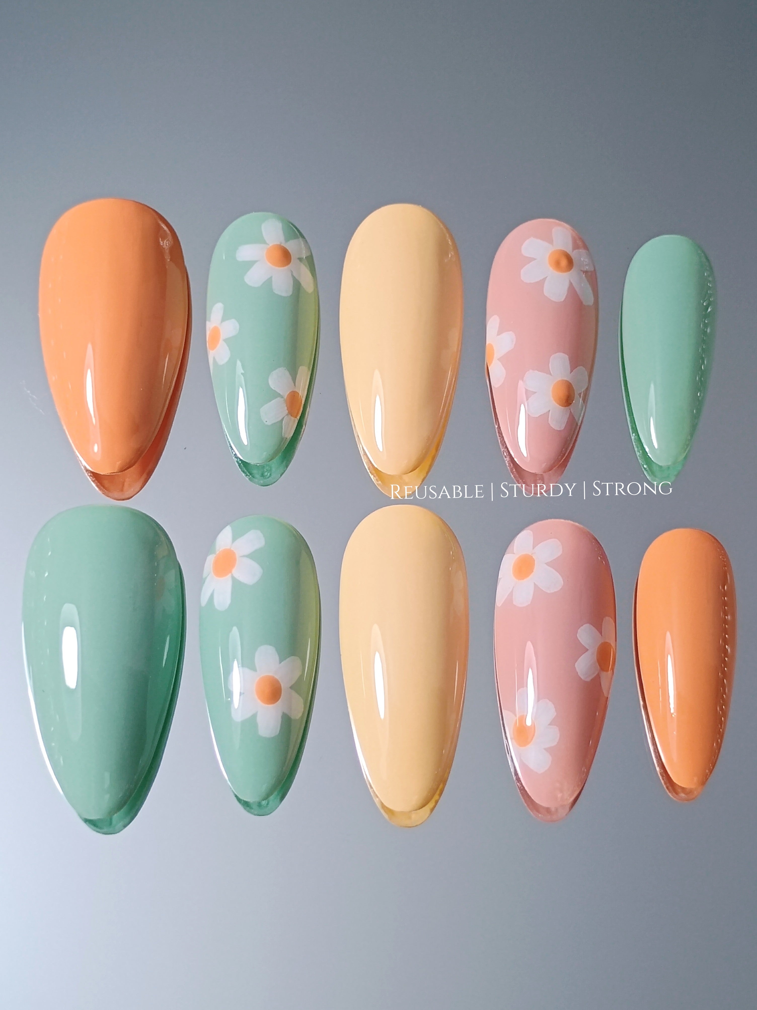 Pastel candy flowers