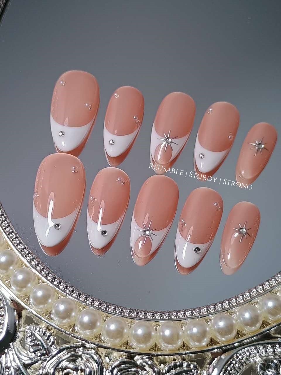 Cosmic Celestial French Tips