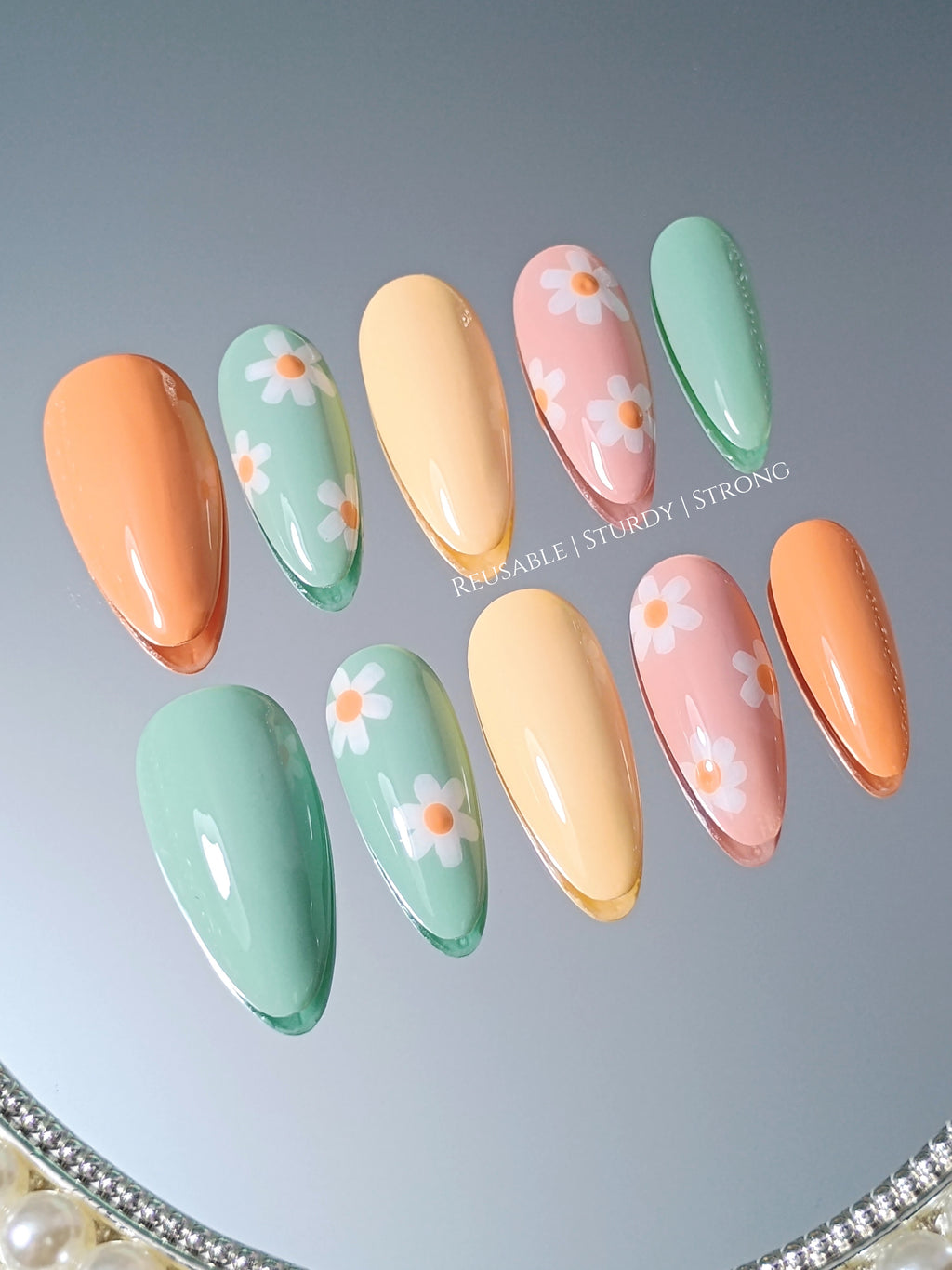 Pastel candy flowers