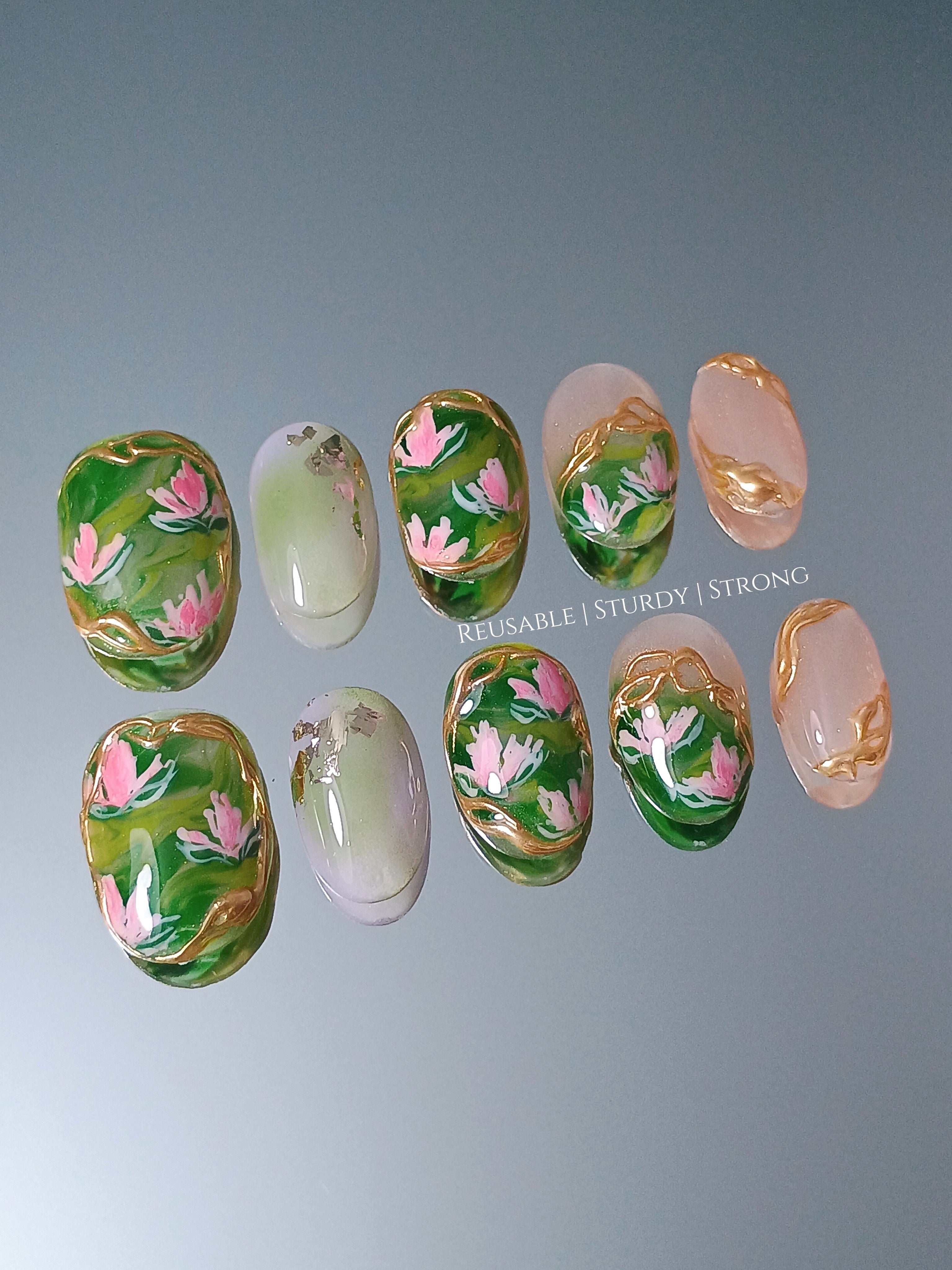 Aqua Water Lily Inspired