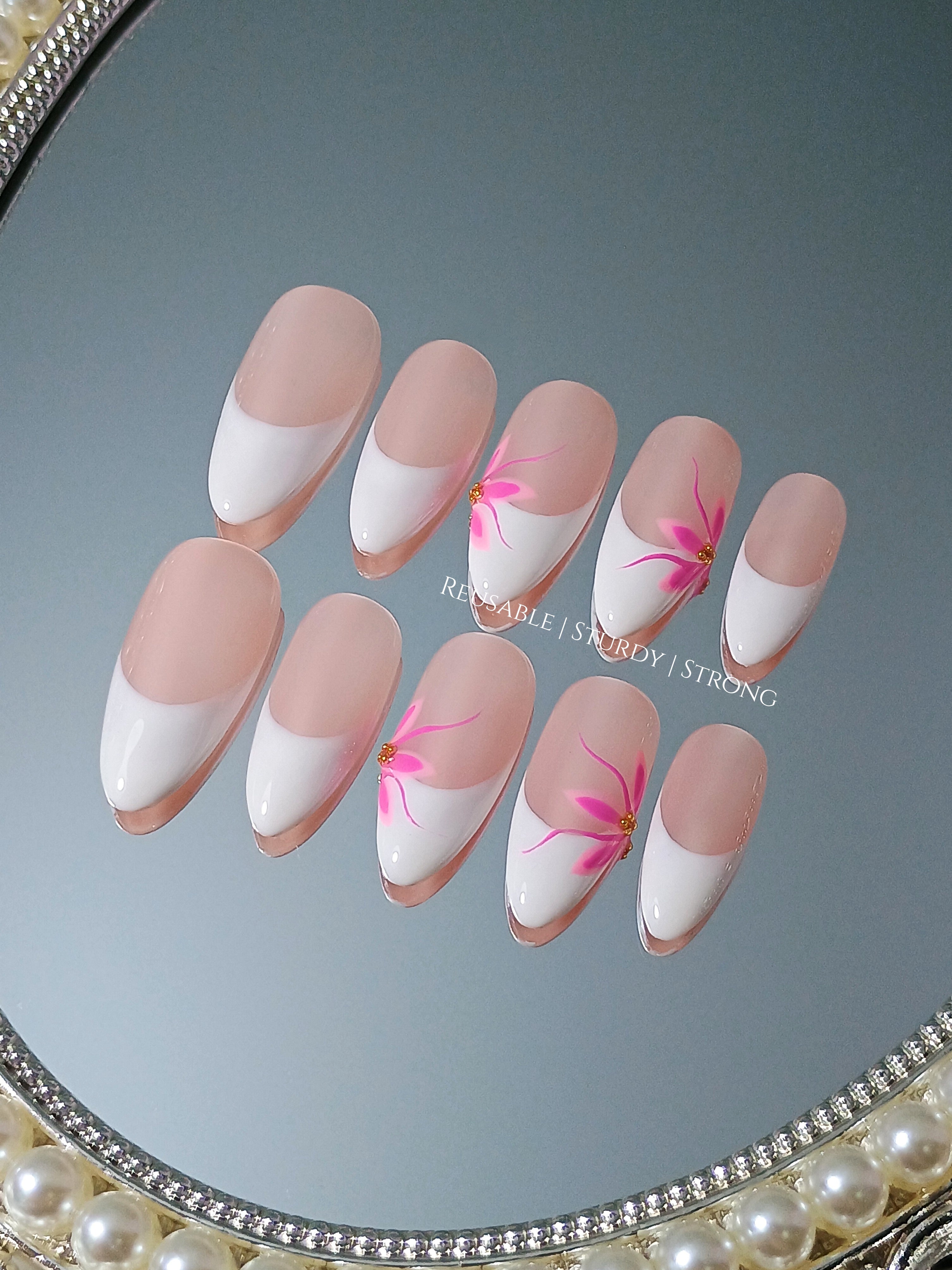 Pink Florals On the Side