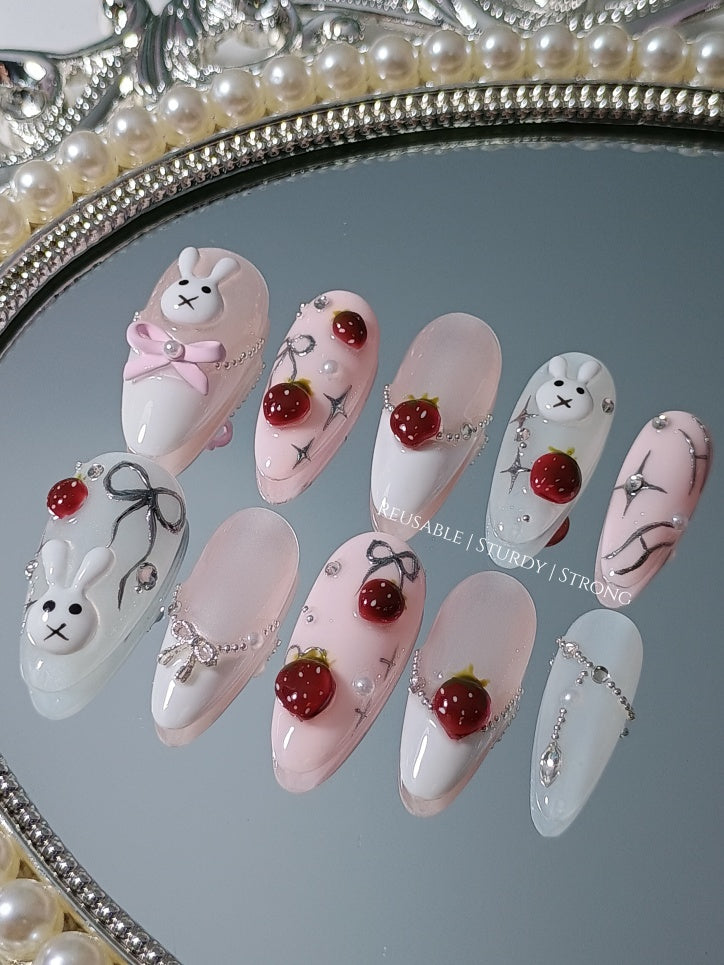 Adorable Strawberry Bunny
