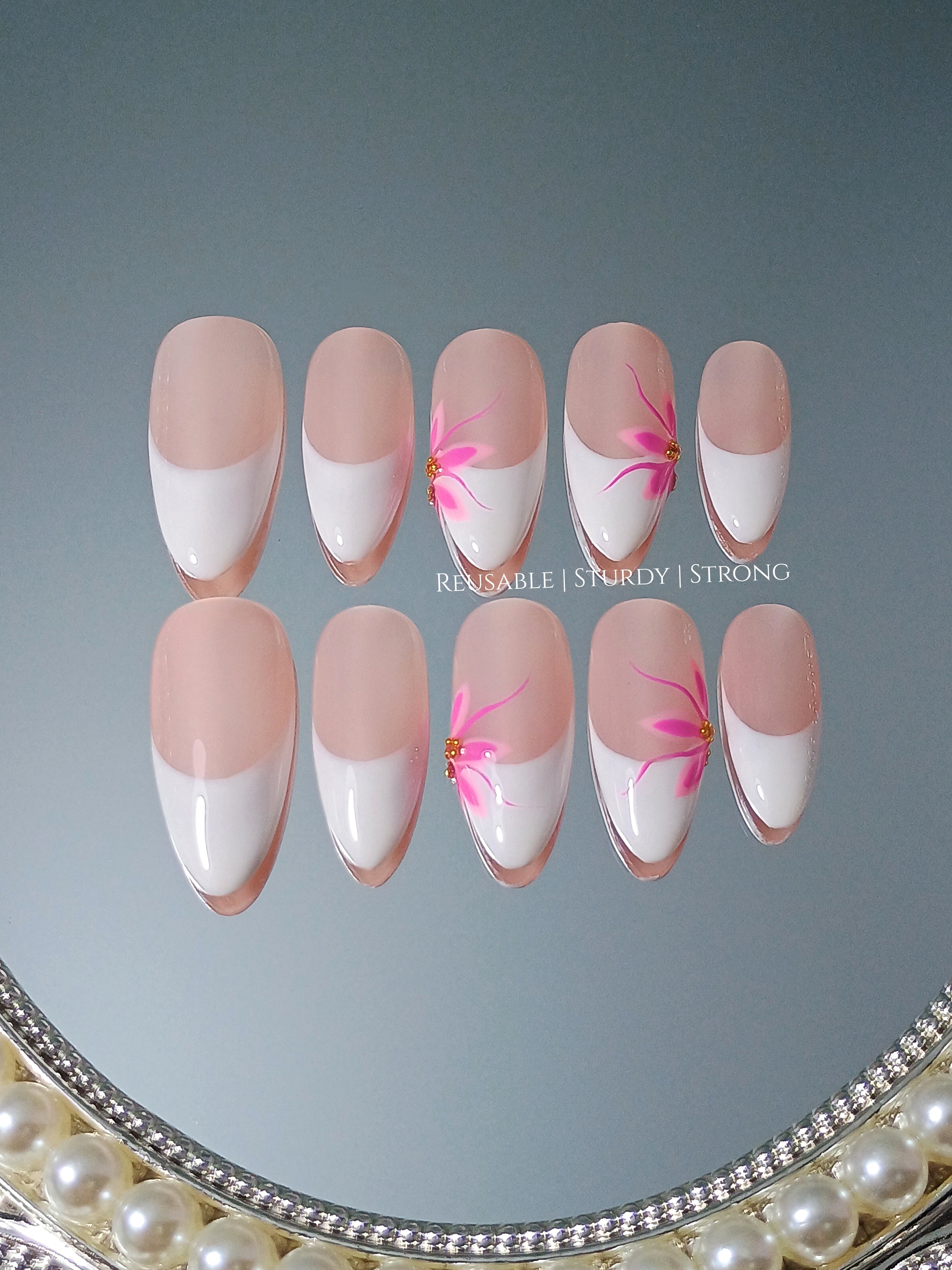 Pink Florals On the Side