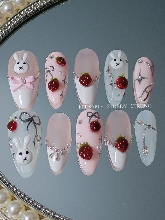 Adorable Strawberry Bunny