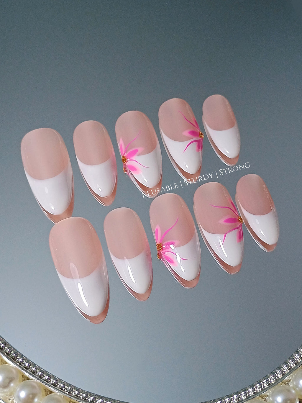 Pink Florals On the Side