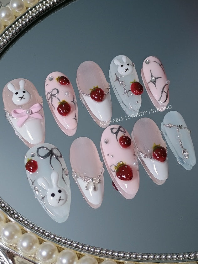 Adorable Strawberry Bunny