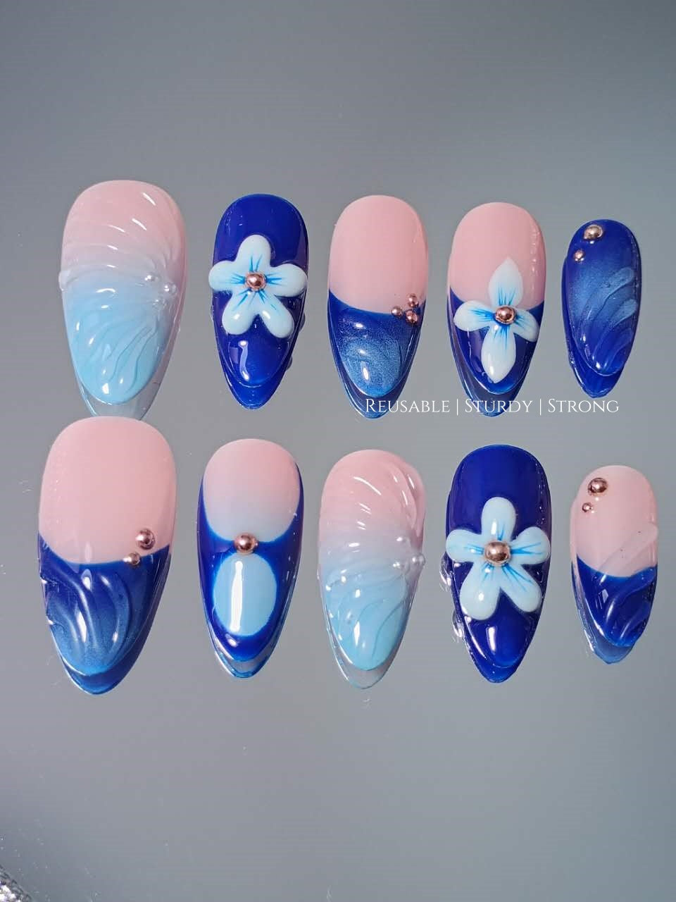 Midnight Blue Floral