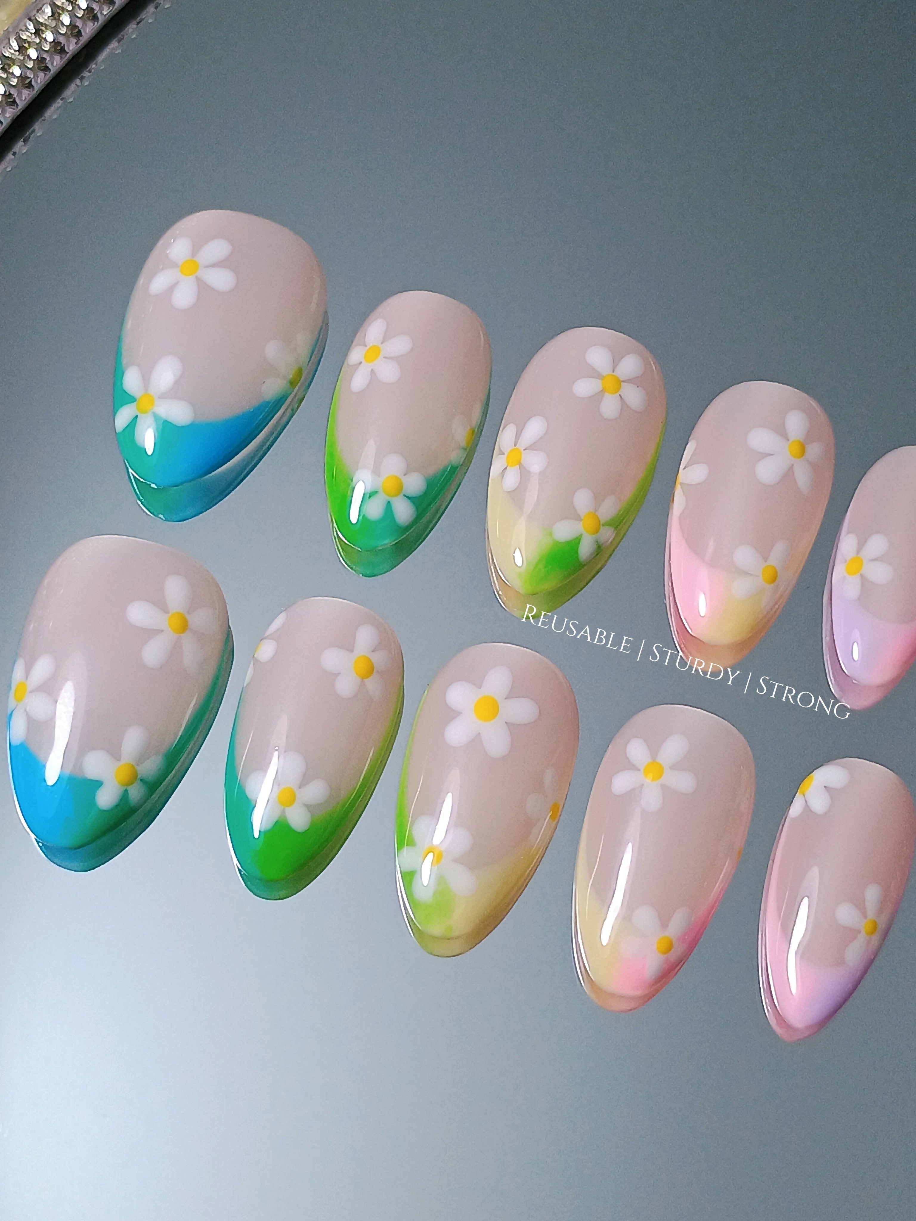 Soft Gradient Daisy Flower