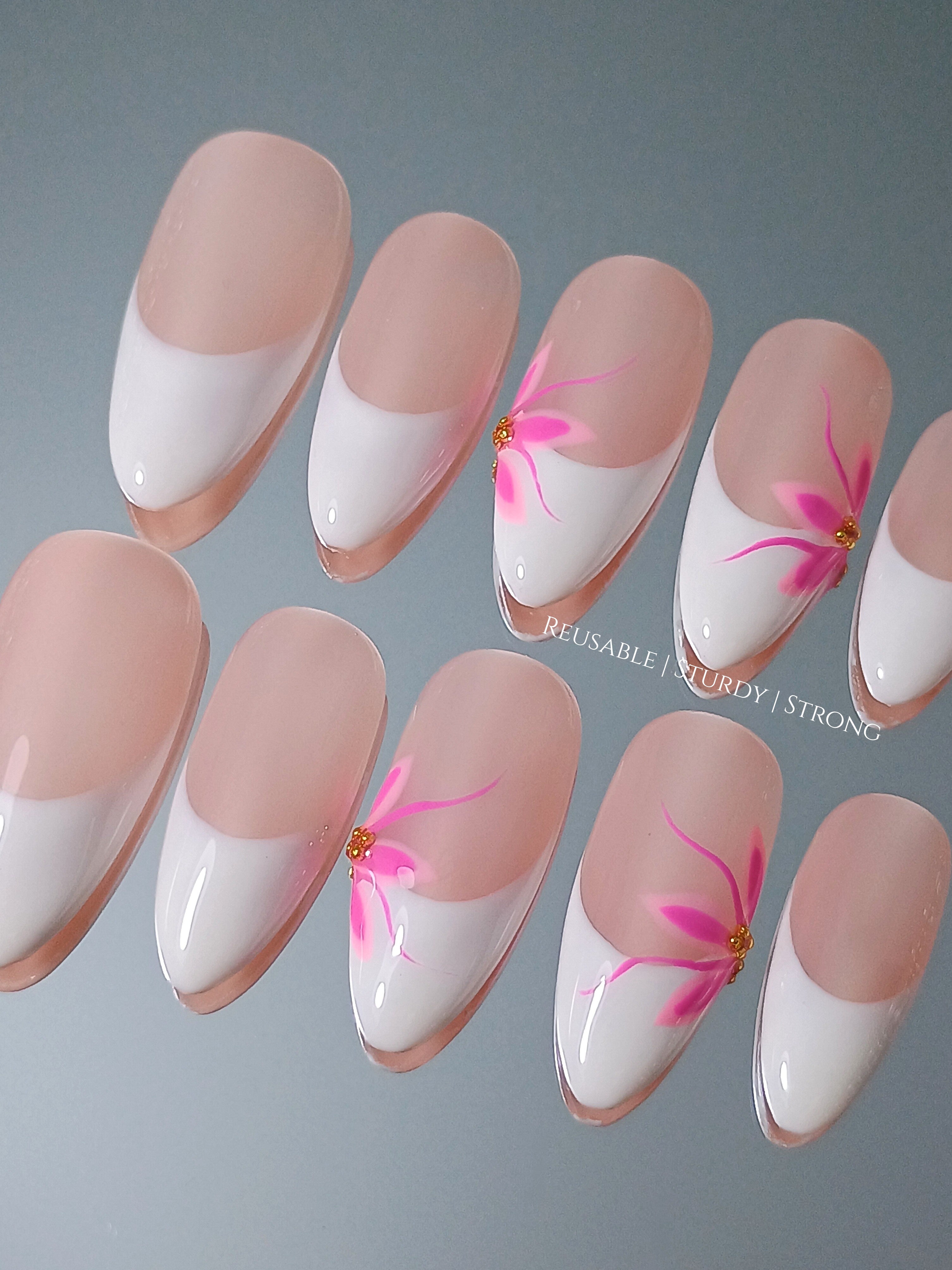 Pink Florals On the Side