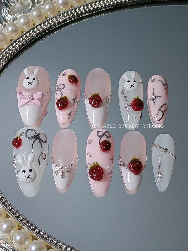 Adorable Strawberry Bunny