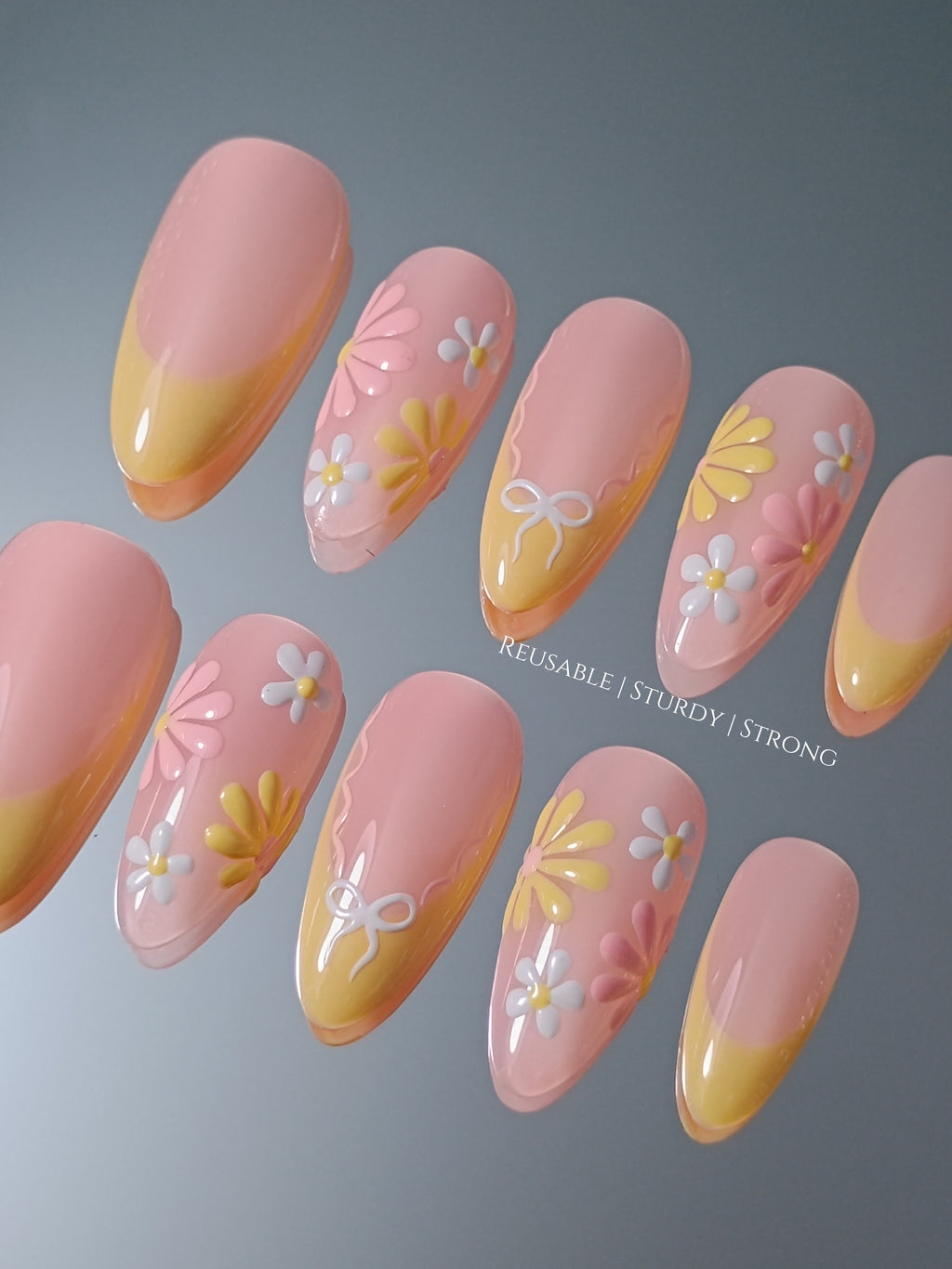 Pastel Blooming Daisy Petals