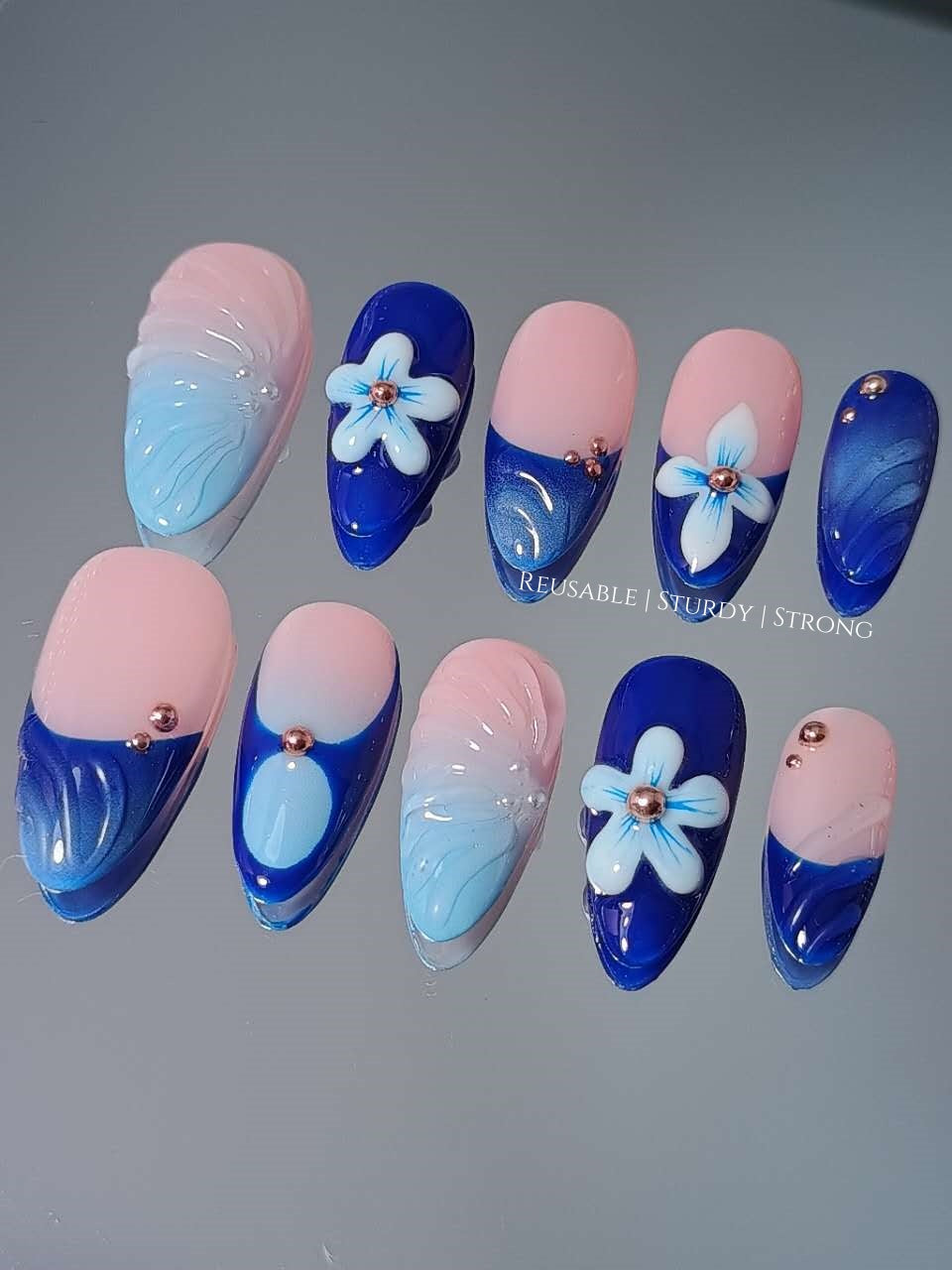 Midnight Blue Floral