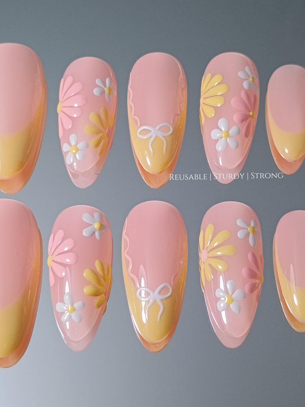 Pastel Blooming Daisy Petals