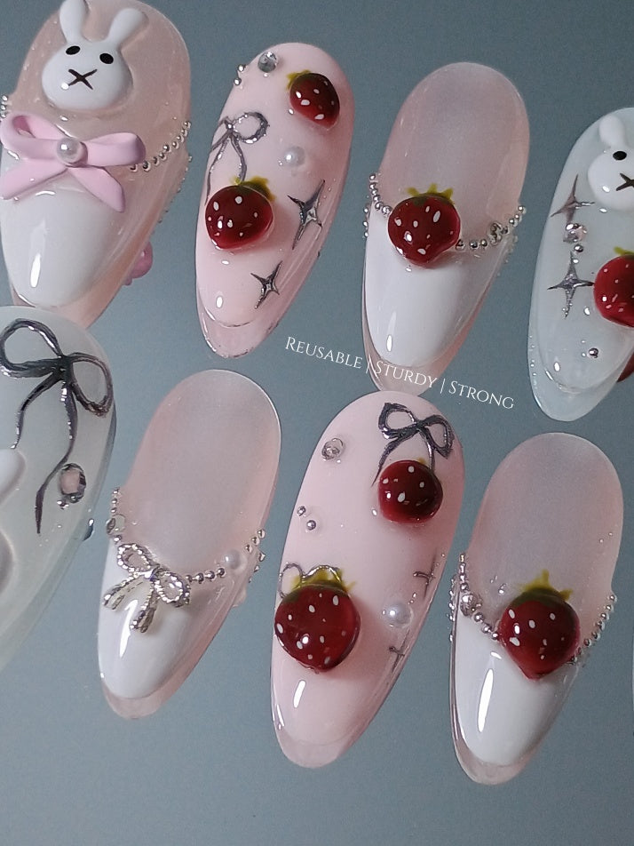 Adorable Strawberry Bunny