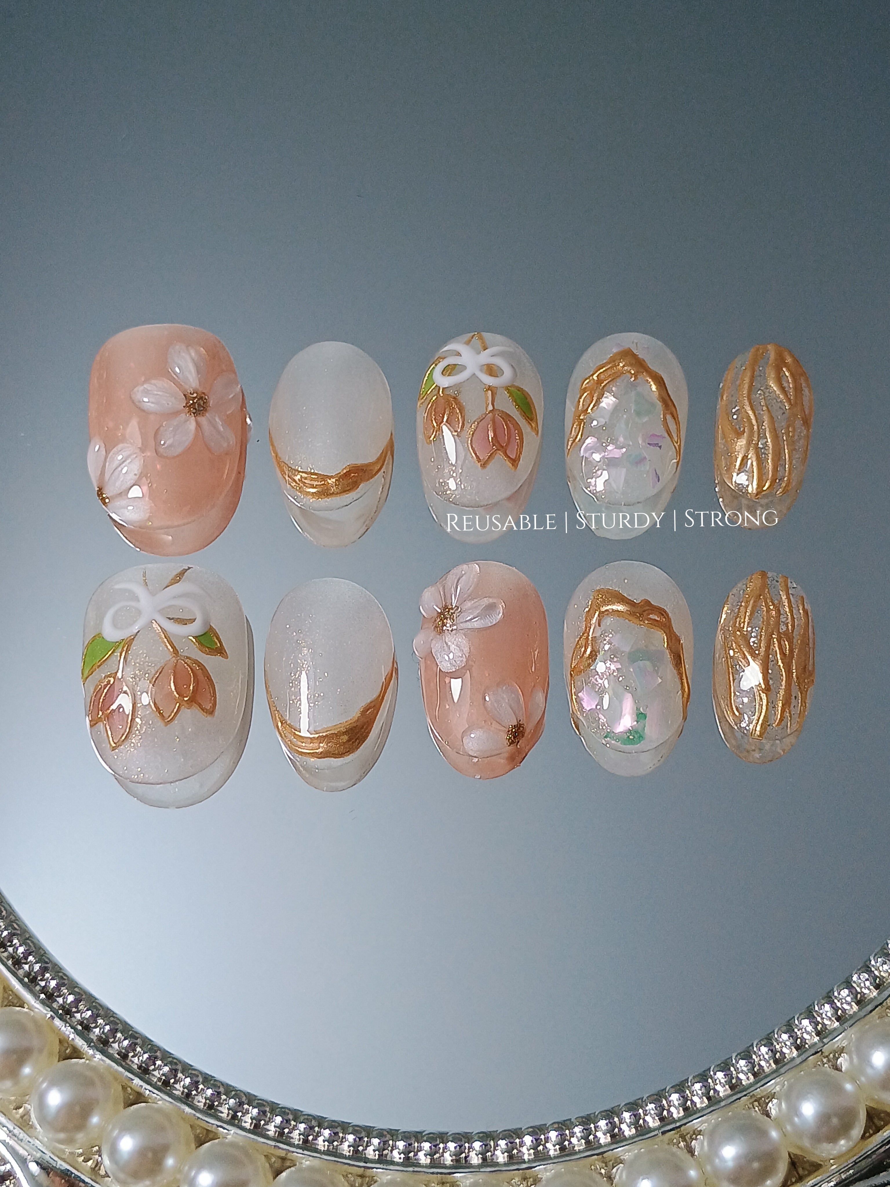 Minimal Opulent Gold Chrome Tulips