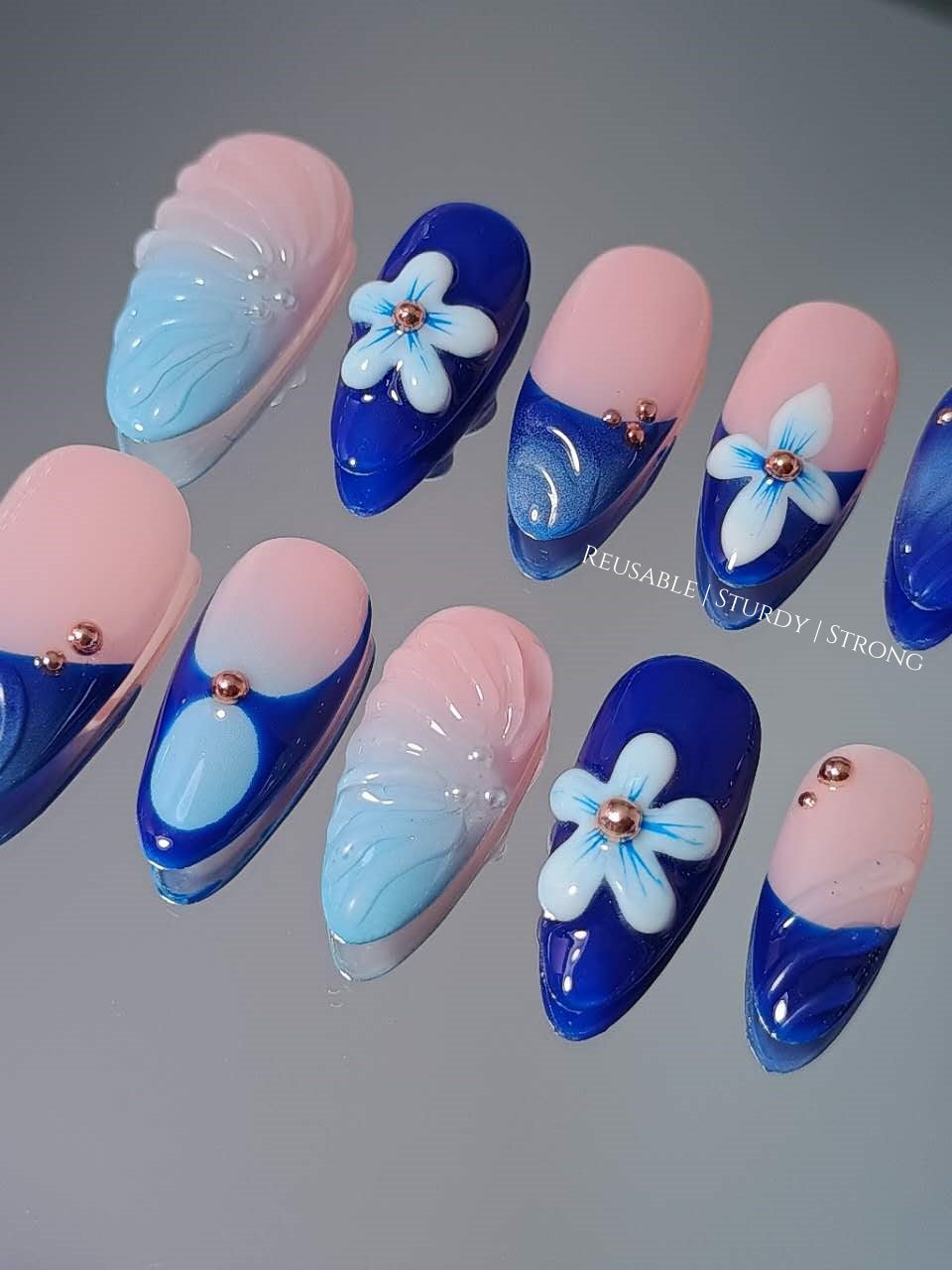 Midnight Blue Floral