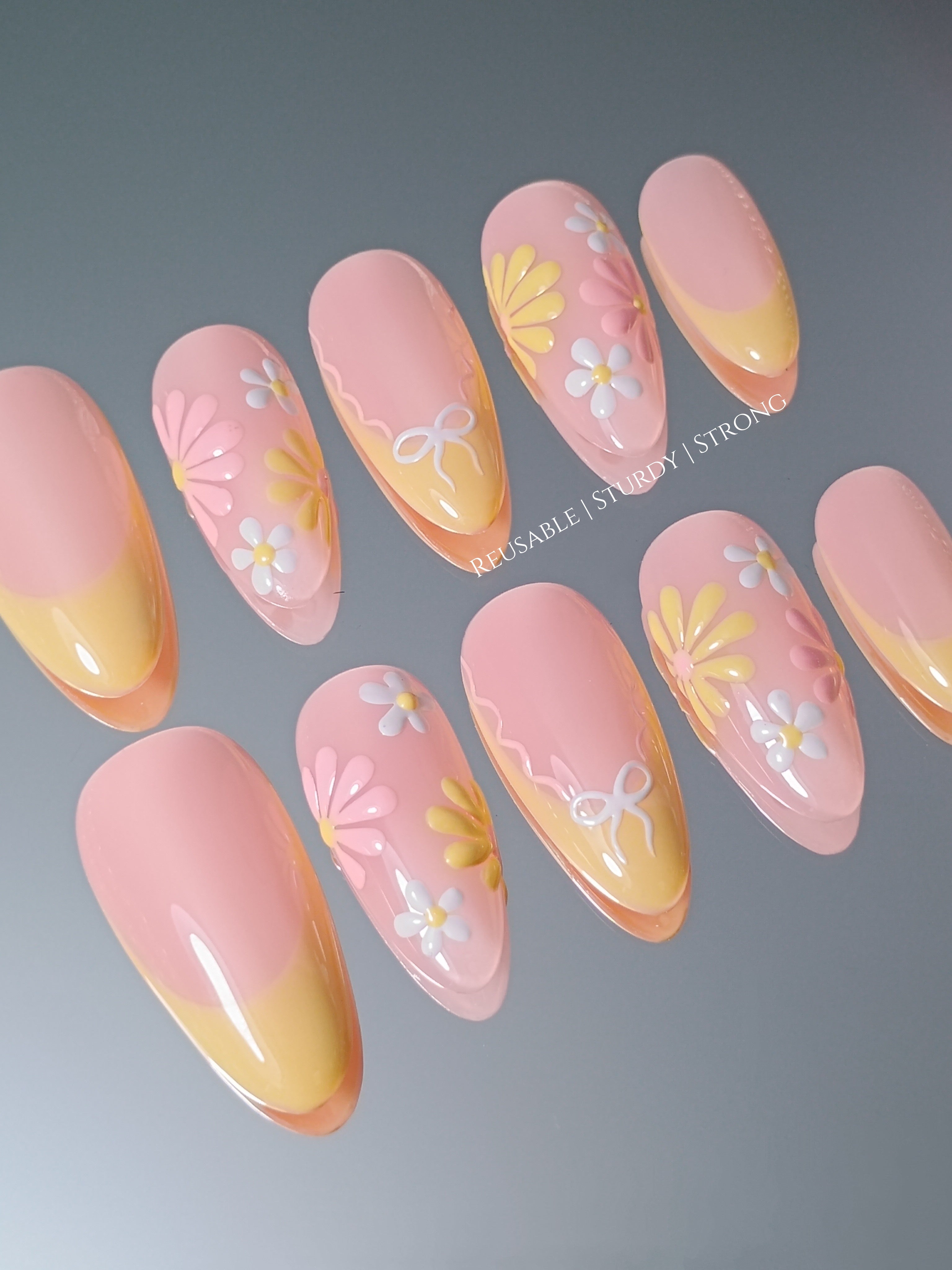 Pastel Blooming Daisy Petals