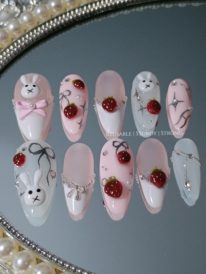 Adorable Strawberry Bunny