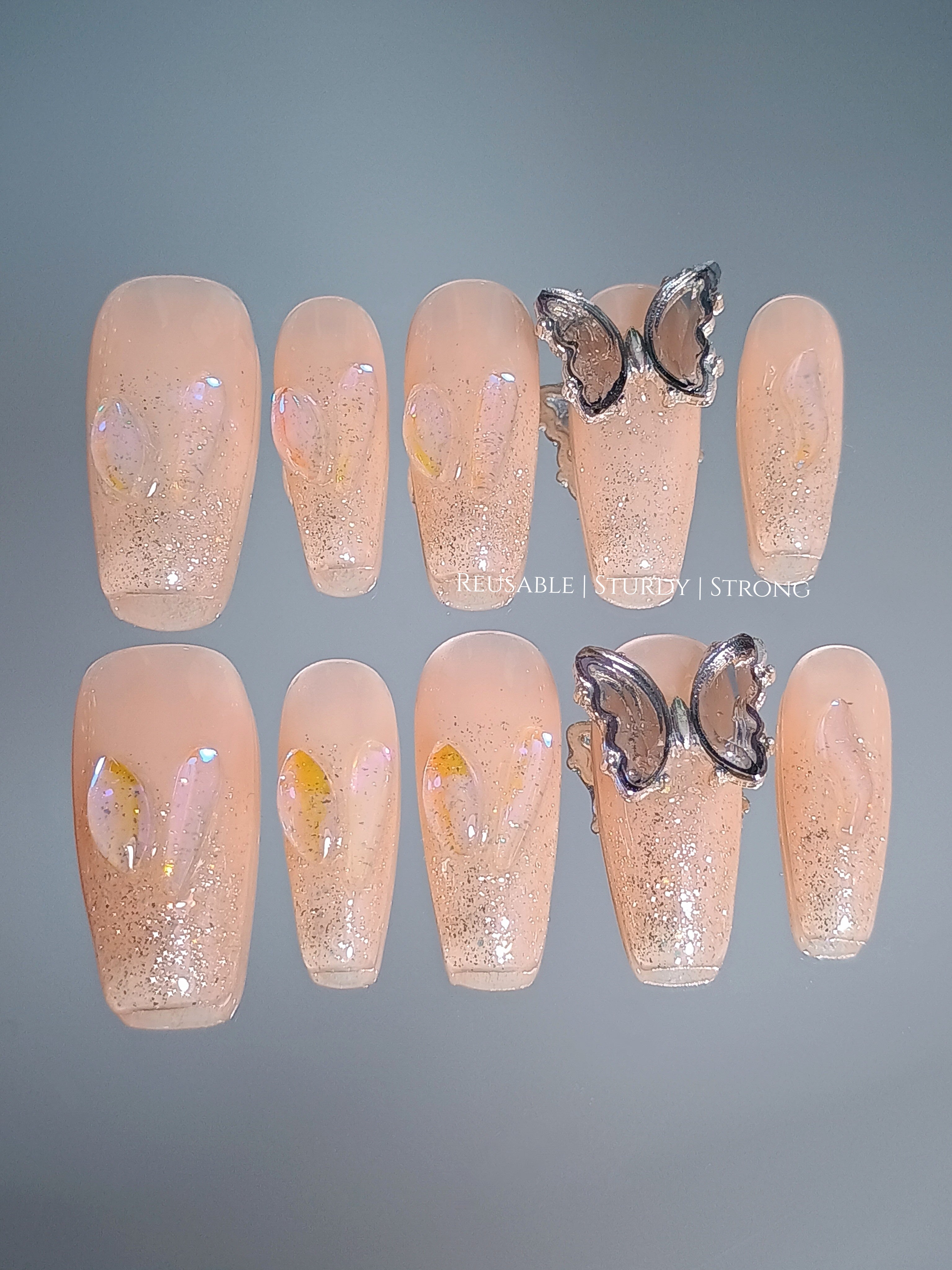 Aurora Glittery Gem Crystal