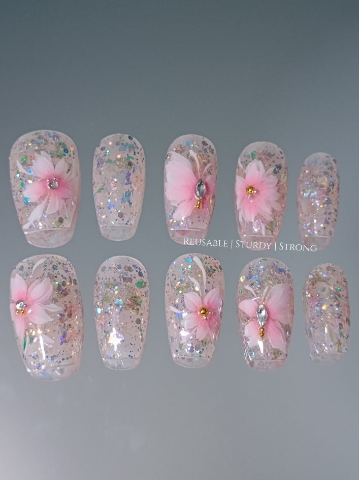 Girly Pink Sparkle Aesthetic