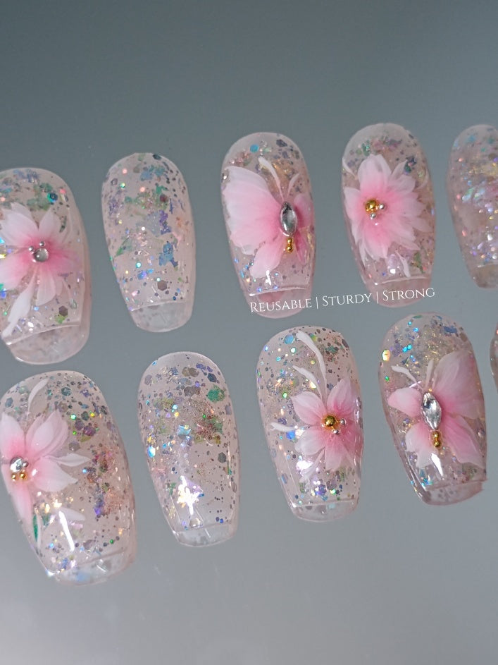 Girly Pink Sparkle Aesthetic