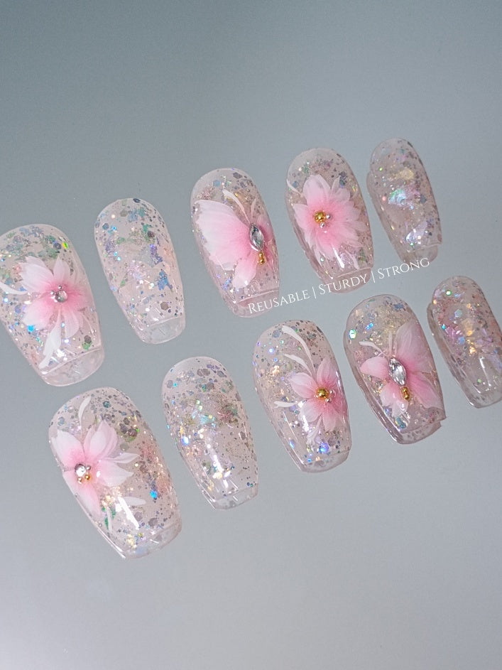 Girly Pink Sparkle Aesthetic