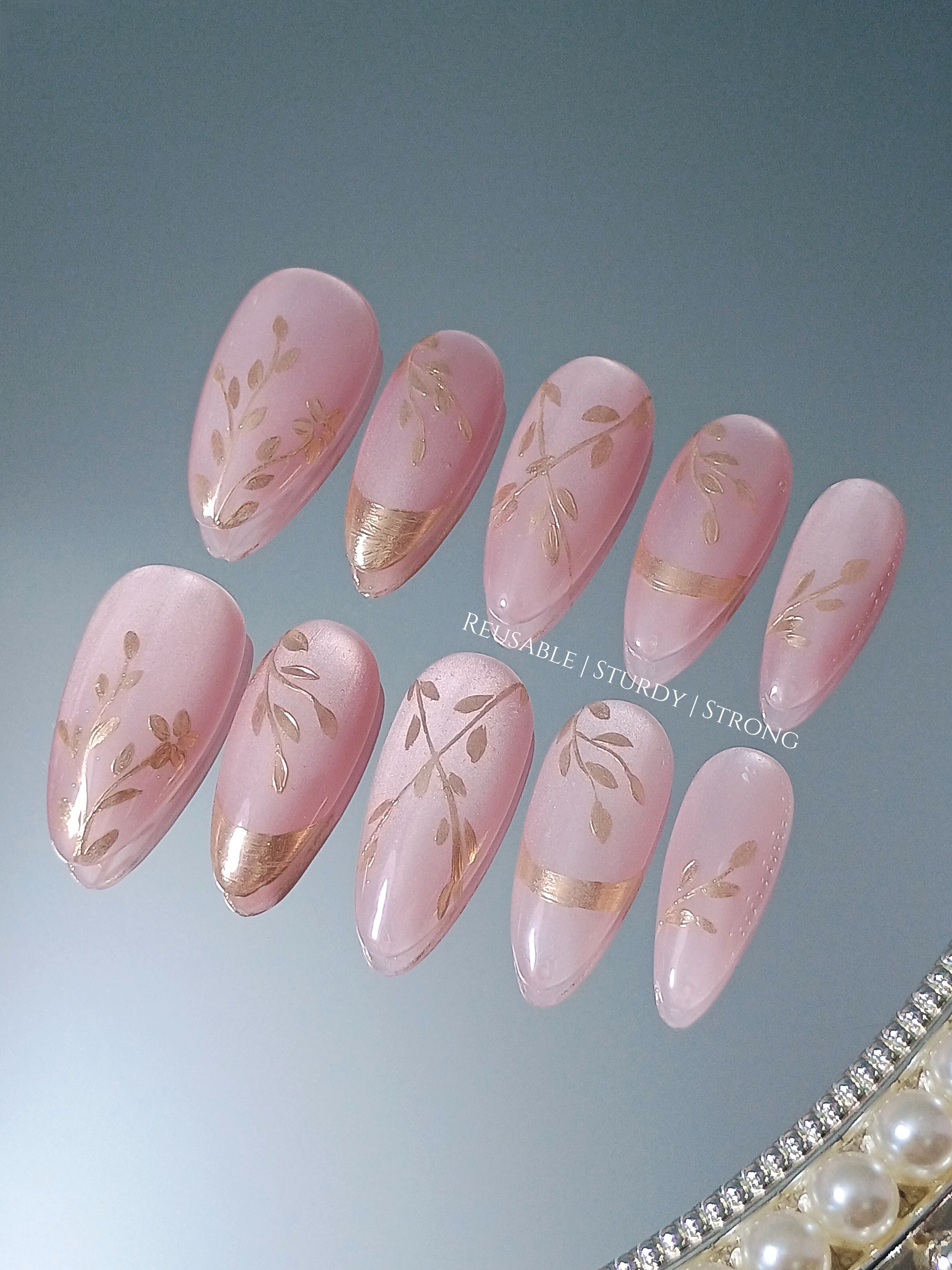 Pink Cat Eye Autumn Elegance